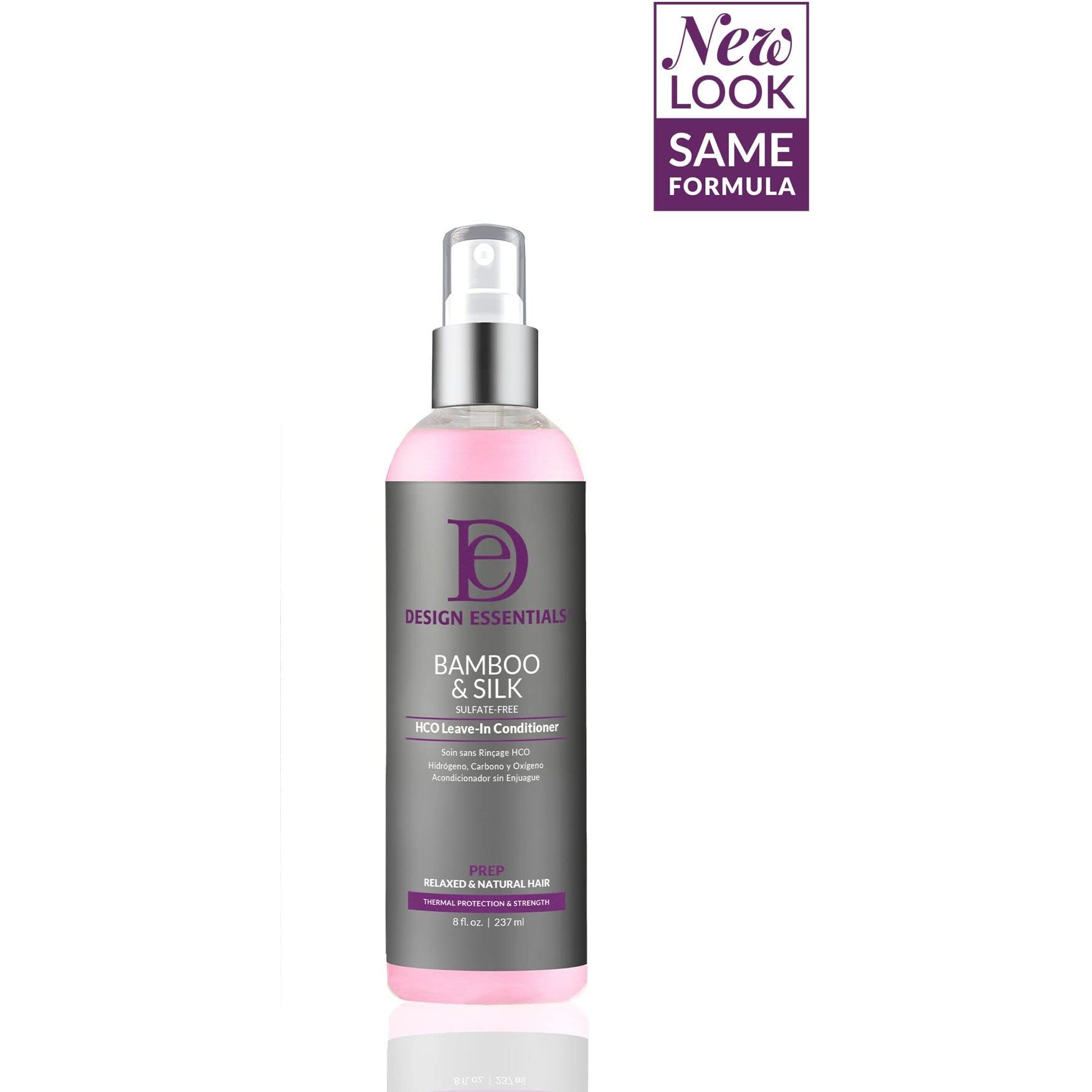 Design Essentials Bamboo & Silk Hco Leave-In Conditioner For Thermal Protection And Strength  8 Fl Oz.