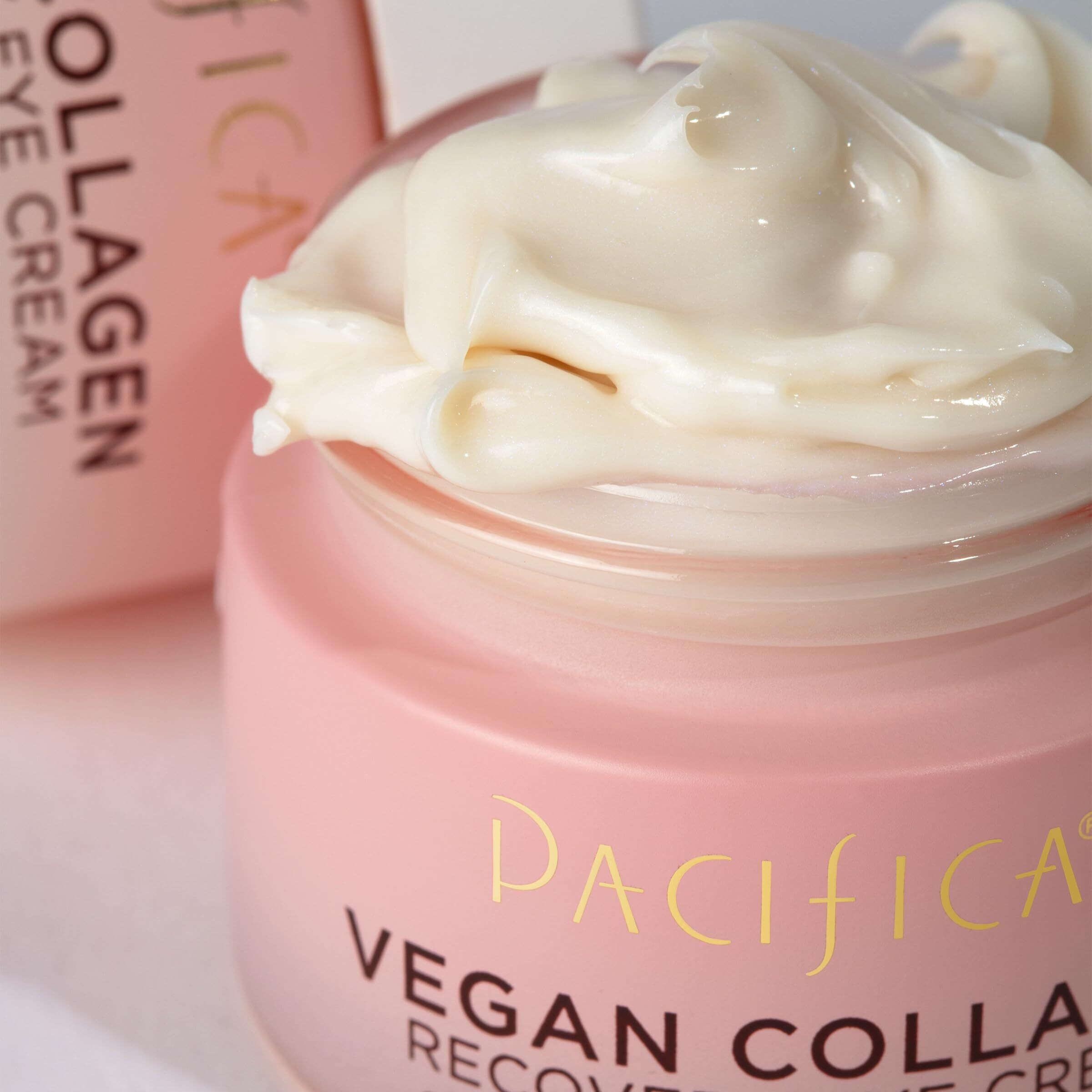 Pacifica Beauty  Vegan Collagen Overnight Recovery Eye & Face Cream  Hyaluronic Acid  Caffeine  Vitamin C & E  Hydrating & Moisturizing Skin Care For Aging And Dry Skin  15Ml - 0.5 Fl Oz