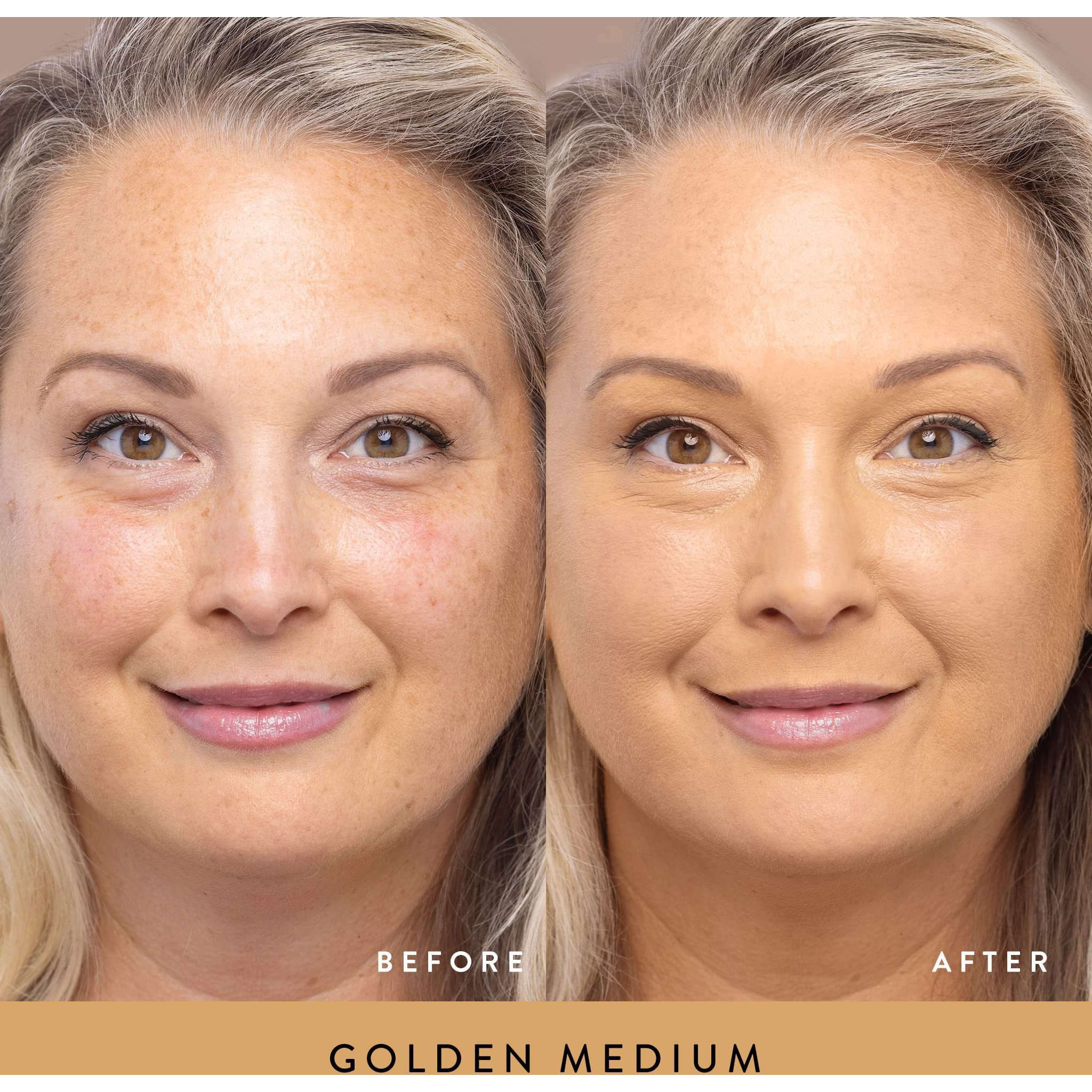 Laura Geller New York Double Take Liquid Foundation | Medium To Full Coverage  Natural Matte Finish  Golden Medium