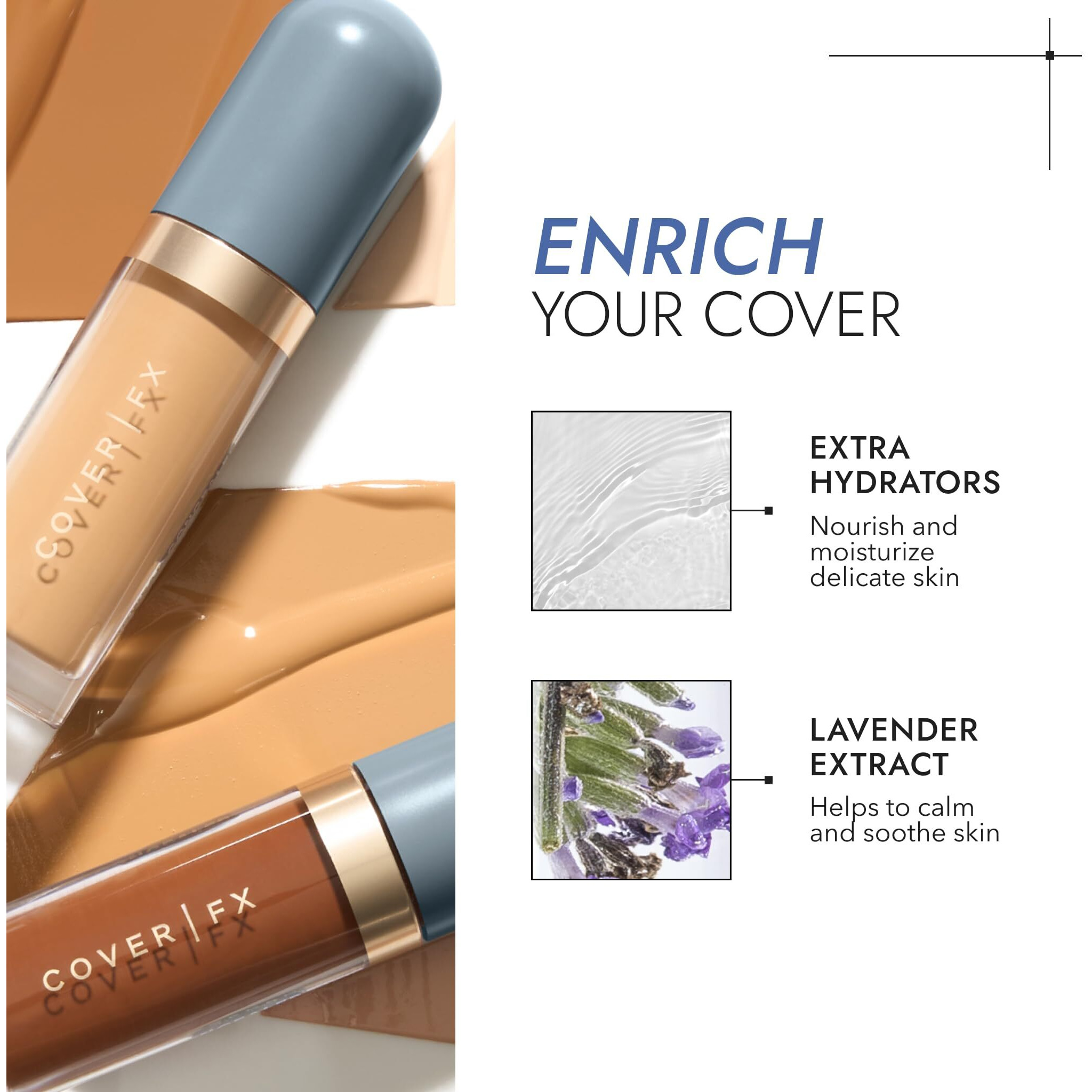 Cover Fx Skin Discovered Longwear Full Coverage Concealer | Buildable Crease-Resistant High Coverage Formula Conceals  Corrects  And Brightens | M2- Medium To Tan Skintones With Cool Undertones