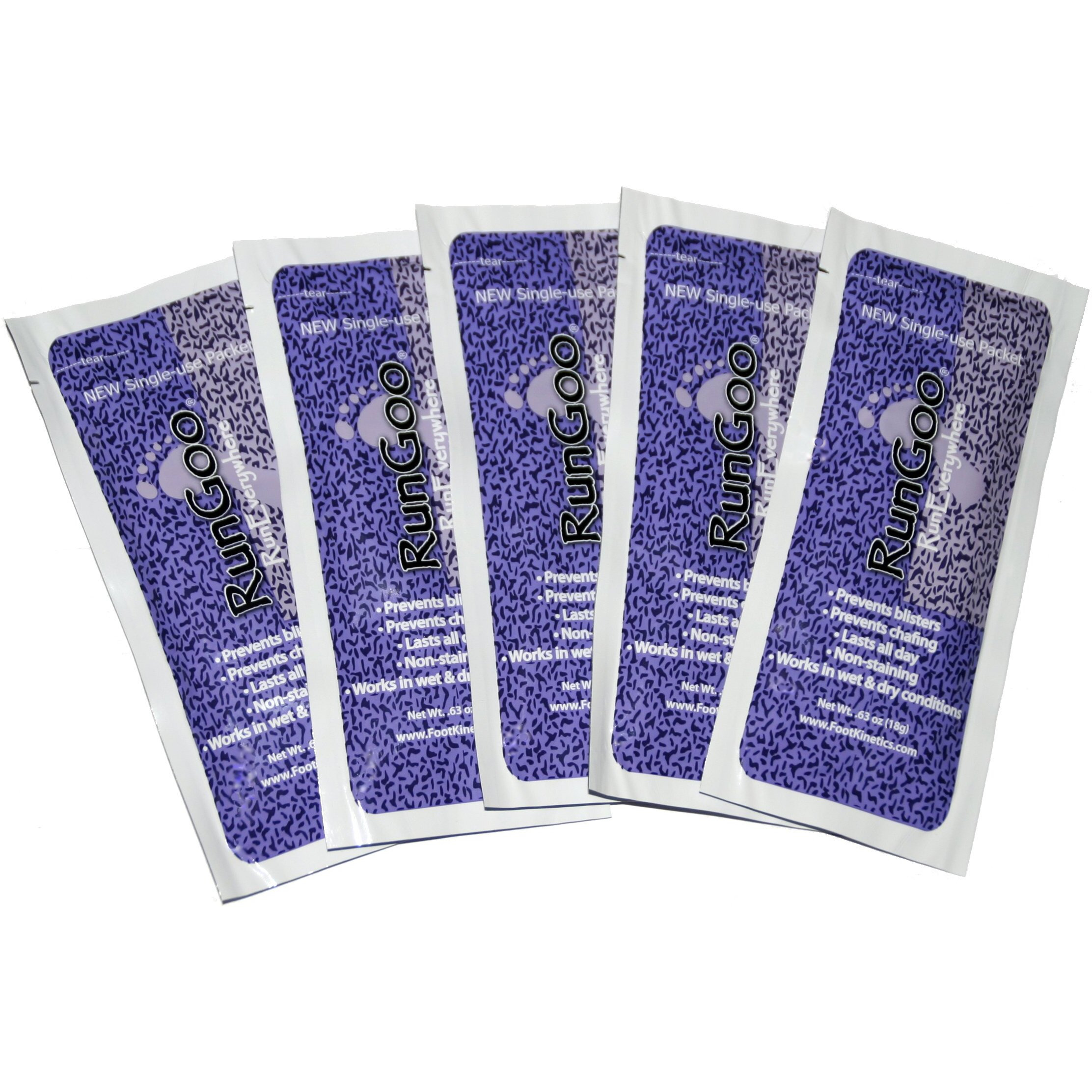 Rungoo Blister Prevention Cream Specifically Formulated For Feet (5 Single-Use Packets)