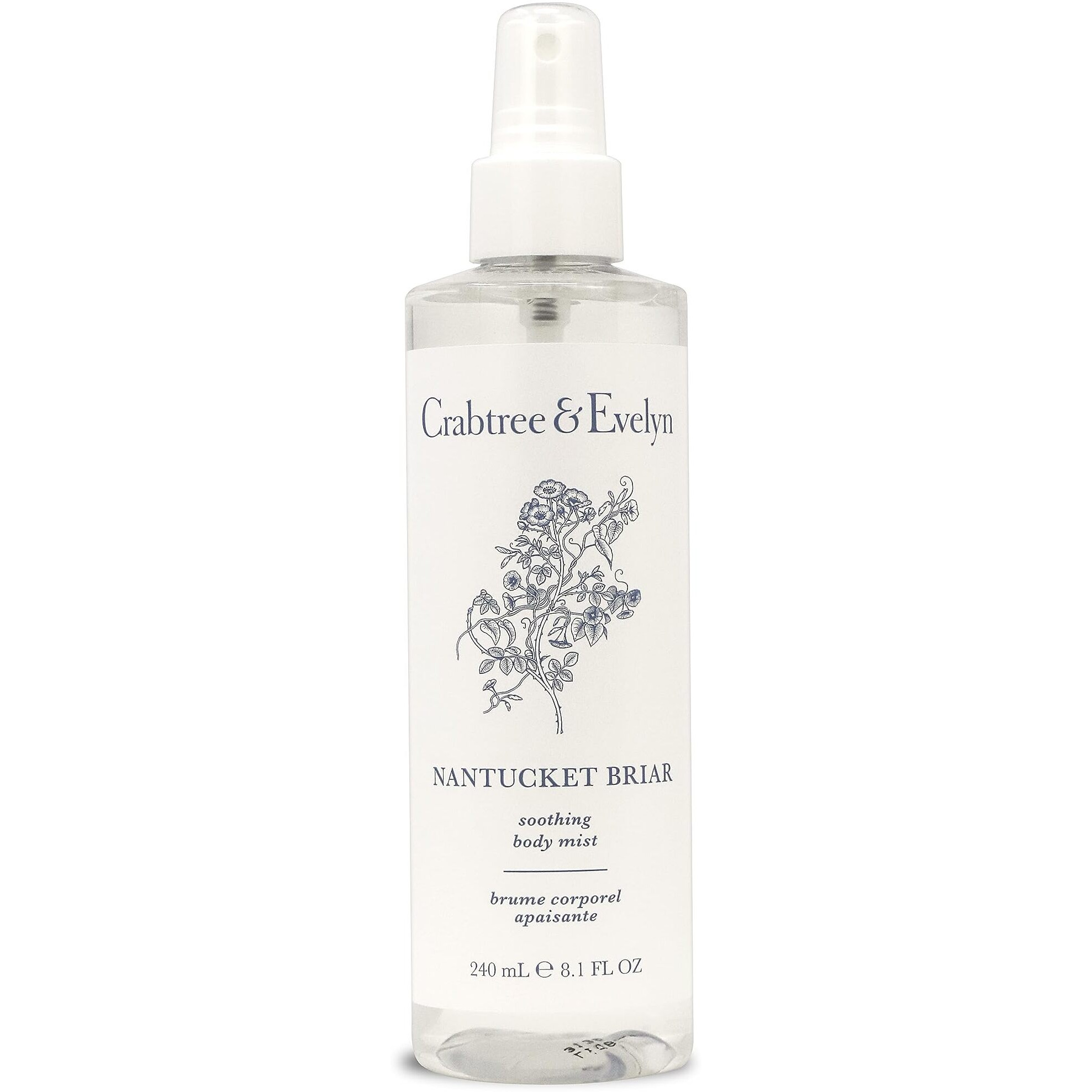 Crabtree & Evelyn Nantucket Briar Soothing Body Mist 8.1 Oz