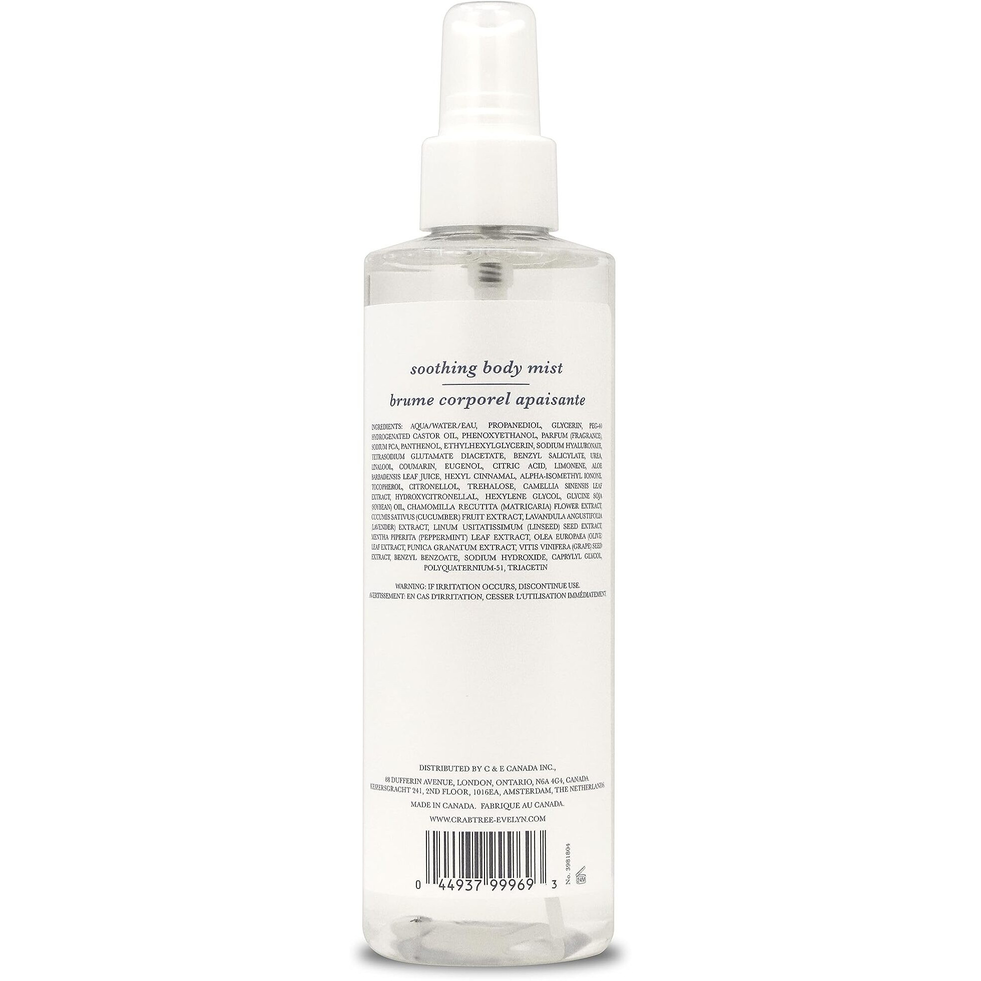 Crabtree & Evelyn Nantucket Briar Soothing Body Mist 8.1 Oz