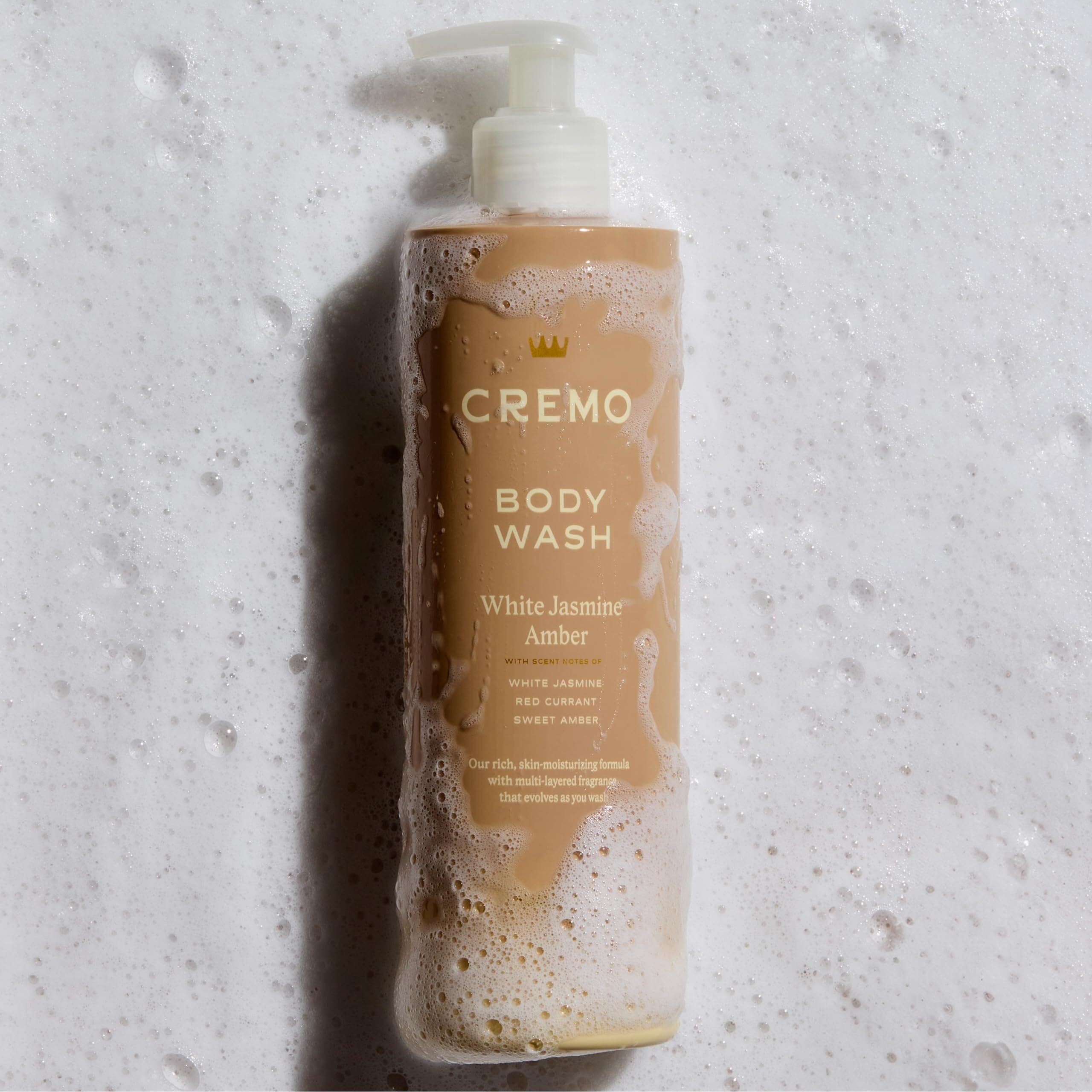 Cremo Skin Moisturizing White Jasmine Amber Women's Body Wash  Notes Of White Jasmine  Red Currant  And Sweet Amber  16 Fl Oz