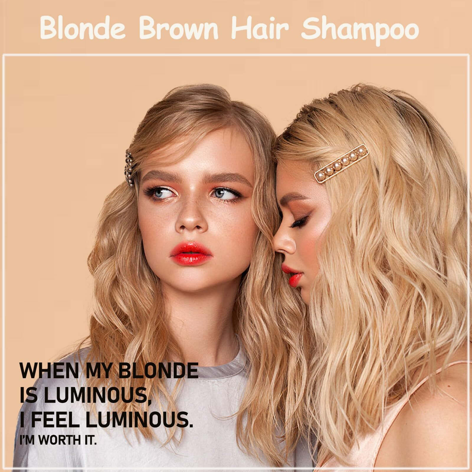 Fvquhvo Instant Hair Color Shampoo  Blonde Brown For Women Men  Long Lasting Brown Hair Dye Colors In Minutes  Easy To Use