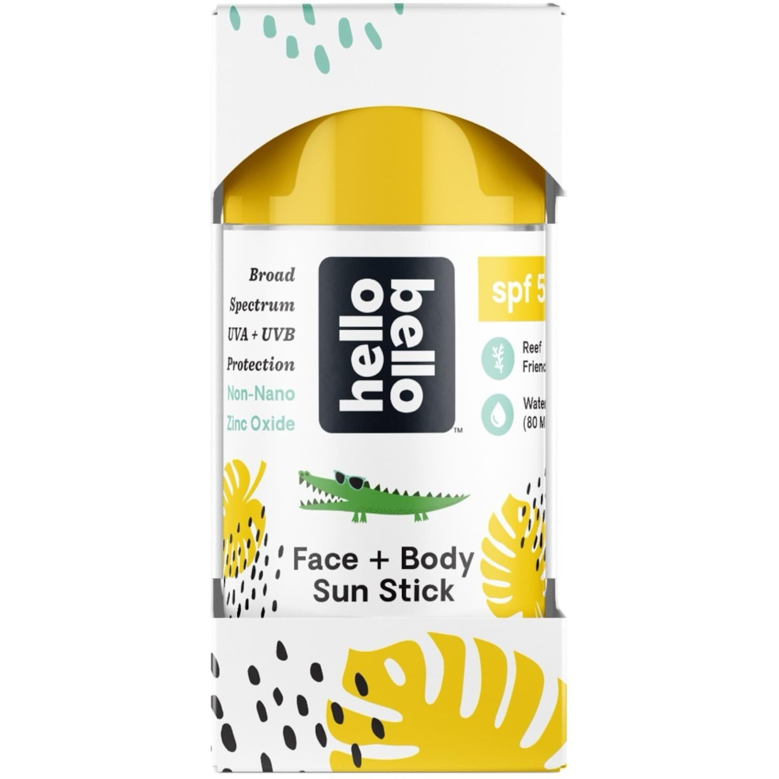 Hello Bello Spf 50 Face + Body Sunscreen Stick  1Oz