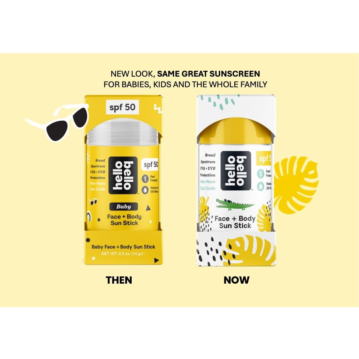 Hello Bello Spf 50 Face + Body Sunscreen Stick  1Oz