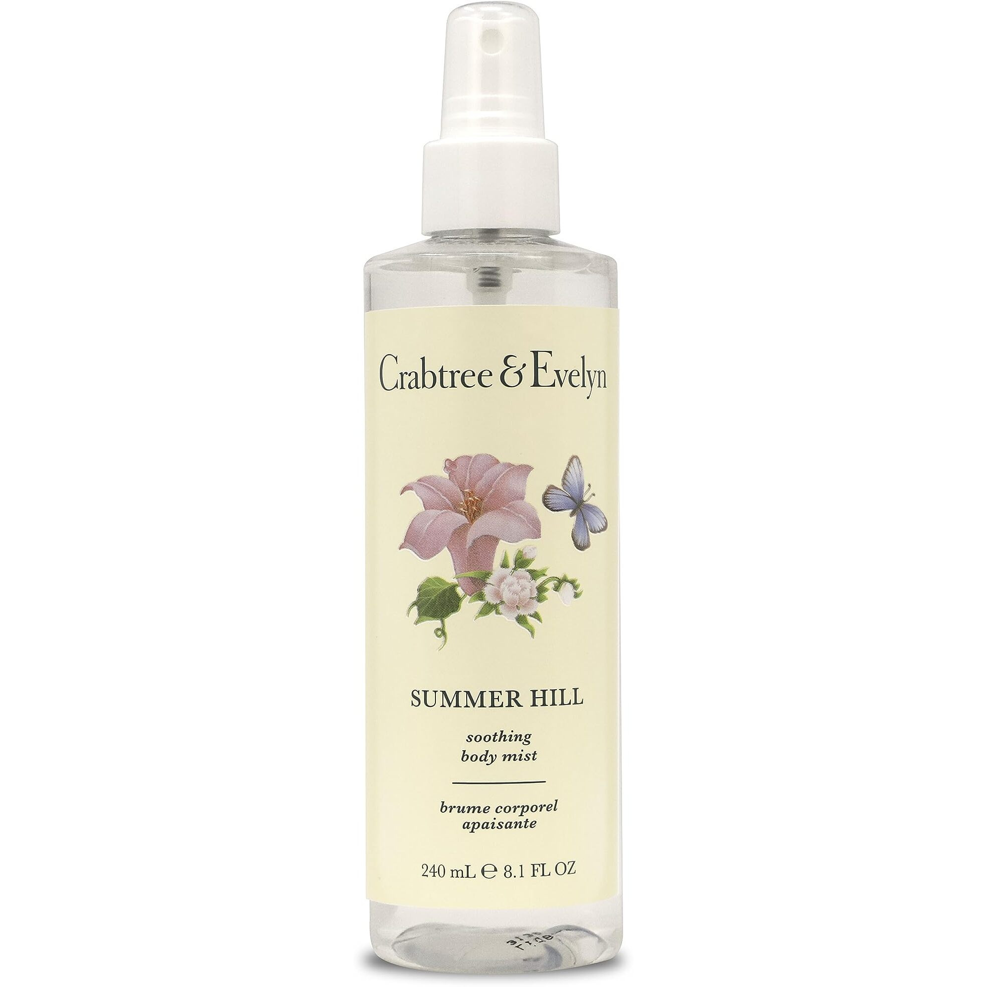 Crabtree & Evelyn Summer Hill Soothing Body Mist 8.1 Oz