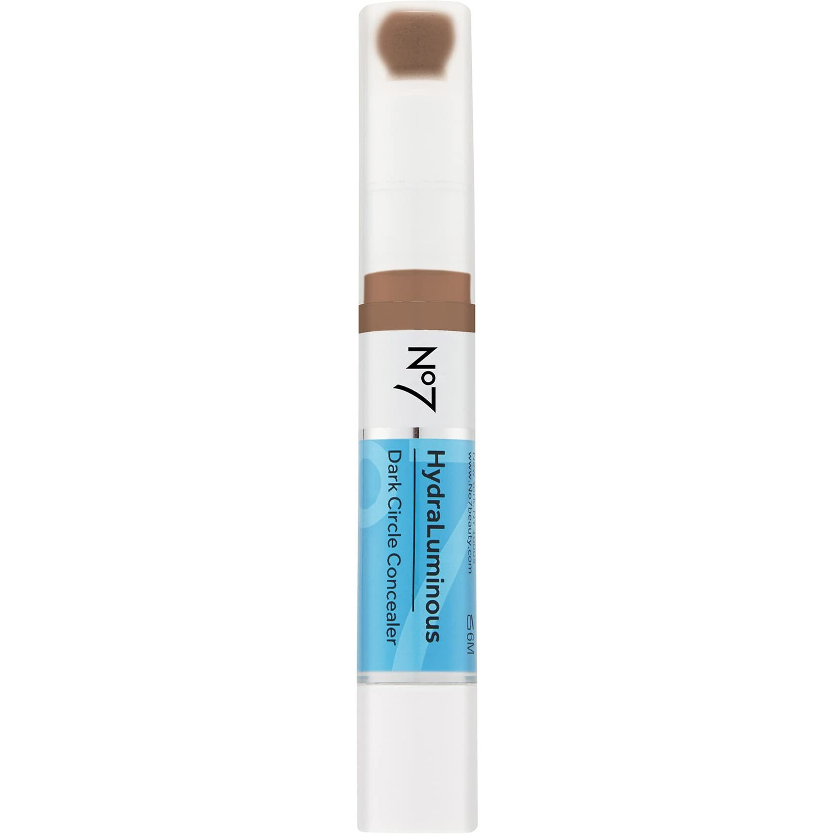 No7 Hydraluminous Concealer - Shade 10 - Full-Coverage Under Eye Concealer For Dark Circles With Caffeine & Ceramides - Hydrating & Brightening Concealer For Dark Under Eye Area (3.9Ml)