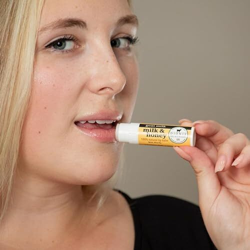 Dionis Goat Milk Skincare Milk & Honey Holiday Lip Balm Gift Set - Beeswax  Shea Butter & Coconut Oil Lip Care Products Made In The Usa - Cruelty Free Lip Moisturizer For Chapped Lips  0.28Oz 3 Pack
