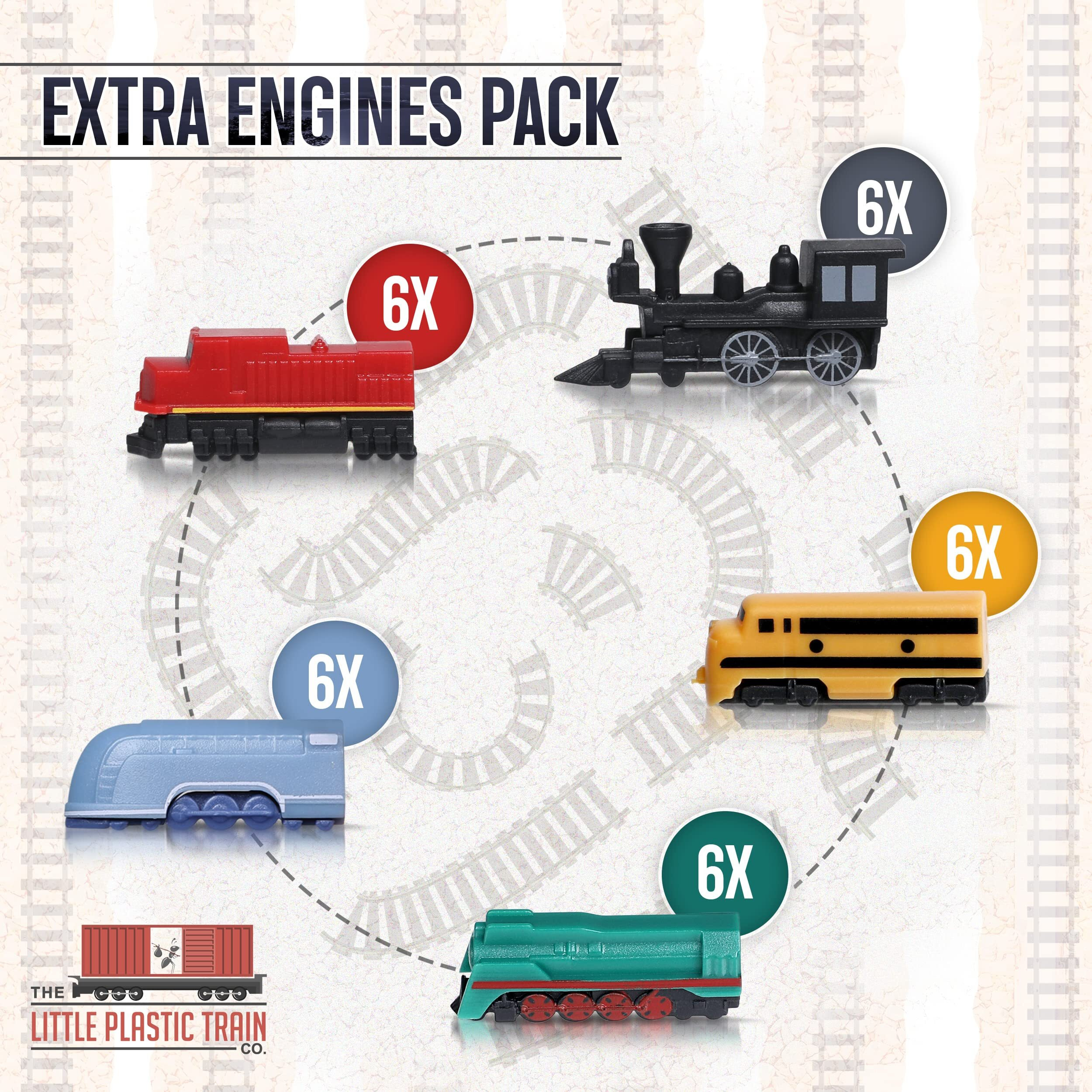 Extra Engines Pack | Player Pieces For Ticket To Ride And Other Adult  Family  And Kids Train Board Games | Upgraded Miniatures (Extras)