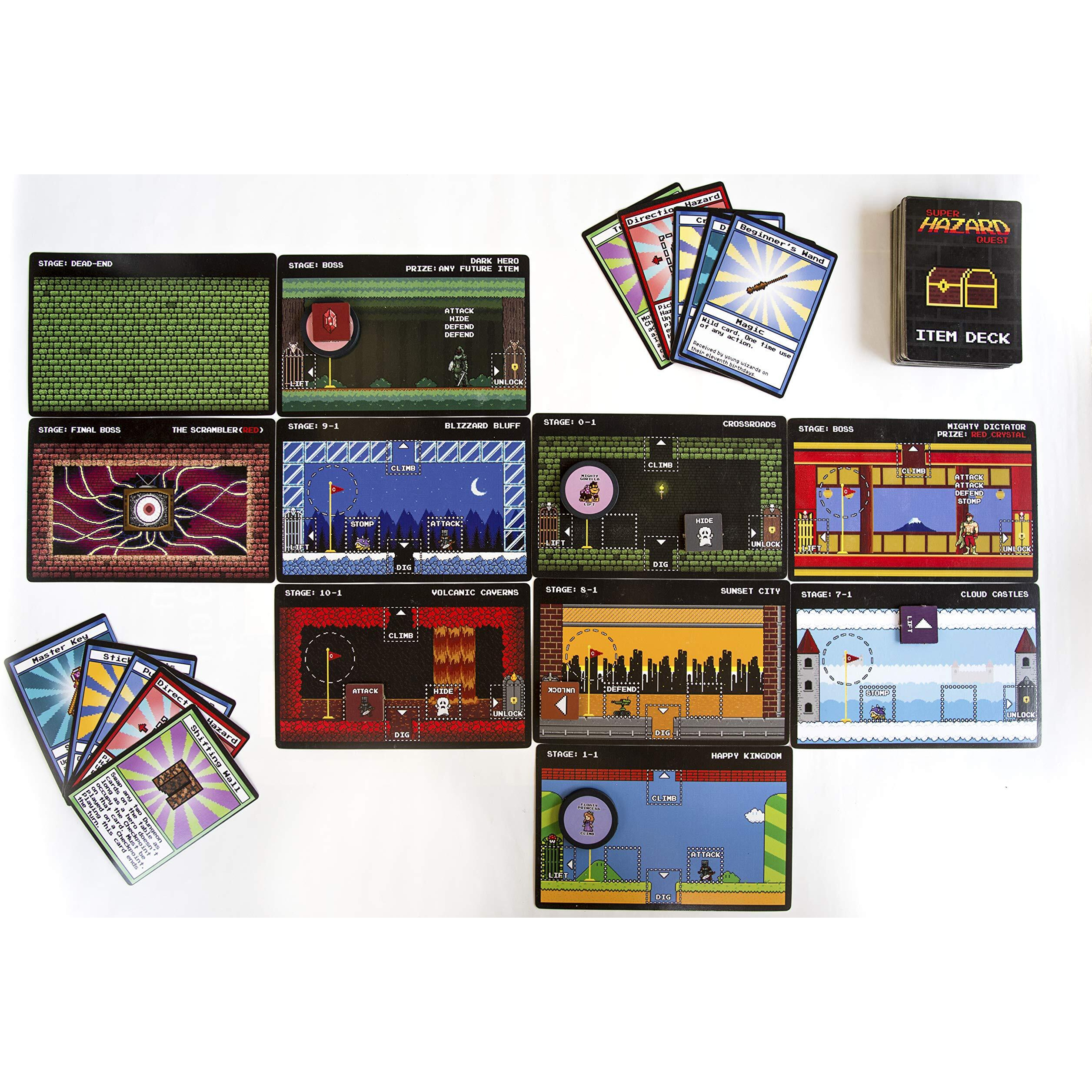 Super Hazard Quest - The Board-Game Played Like A Retro Pixel Video Game