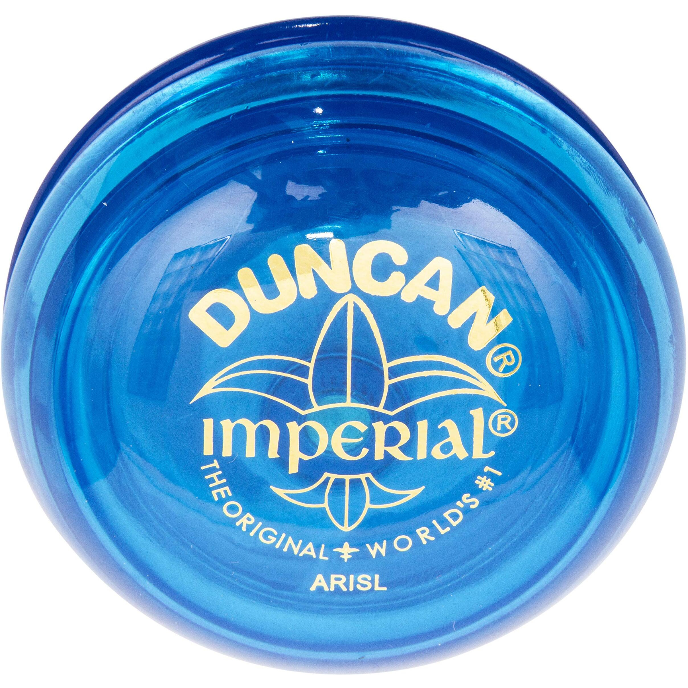 Duncan Toys Imperial Yo-Yo  Beginner Yo-Yo With String  Steel Axle And Plastic Body  Blue