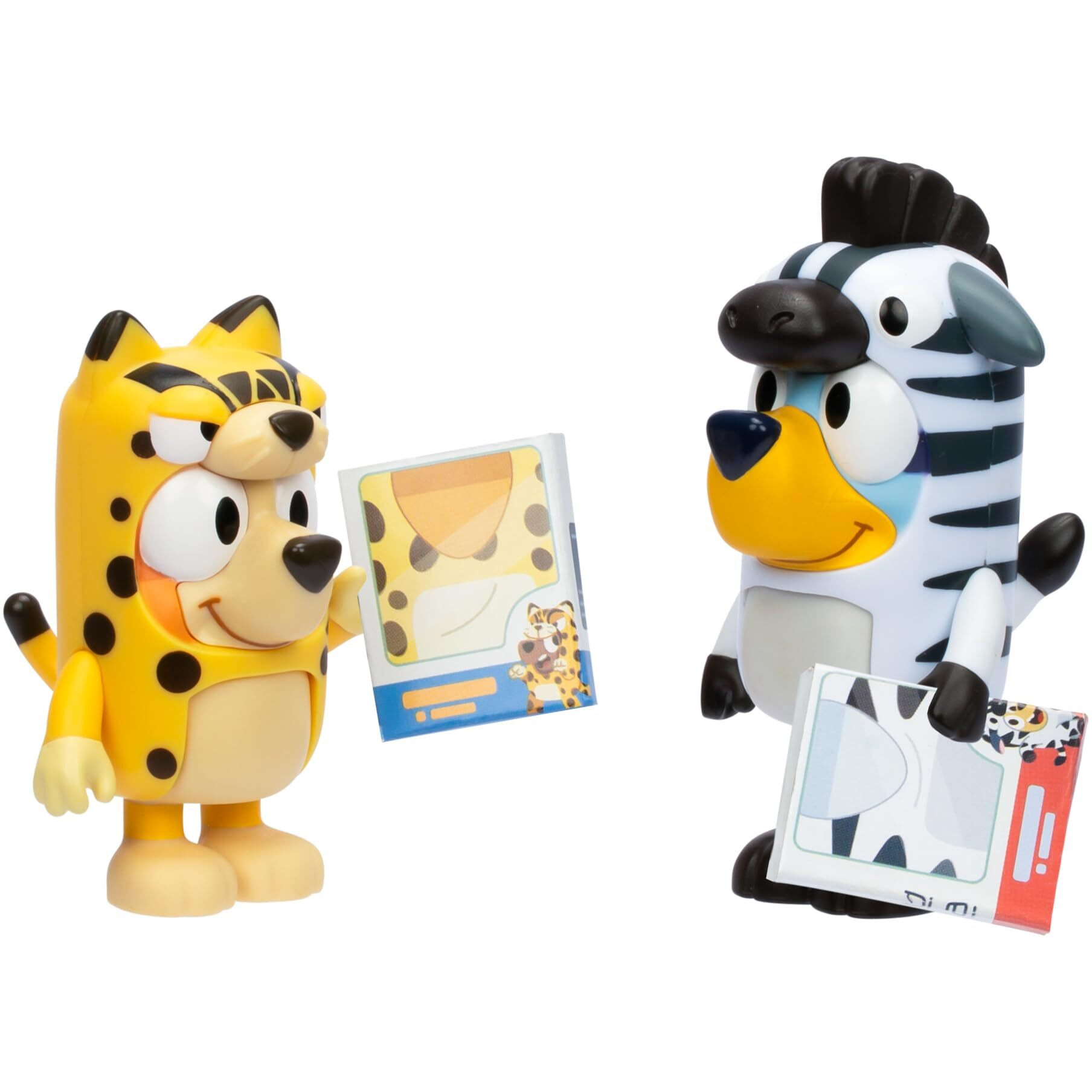 Bluey Figure 2-Pack - Animal Costumes  2.5 Inch Figures With Accessories  Kids Can Recreate Their Favorite Moments From The Episode - Onesies