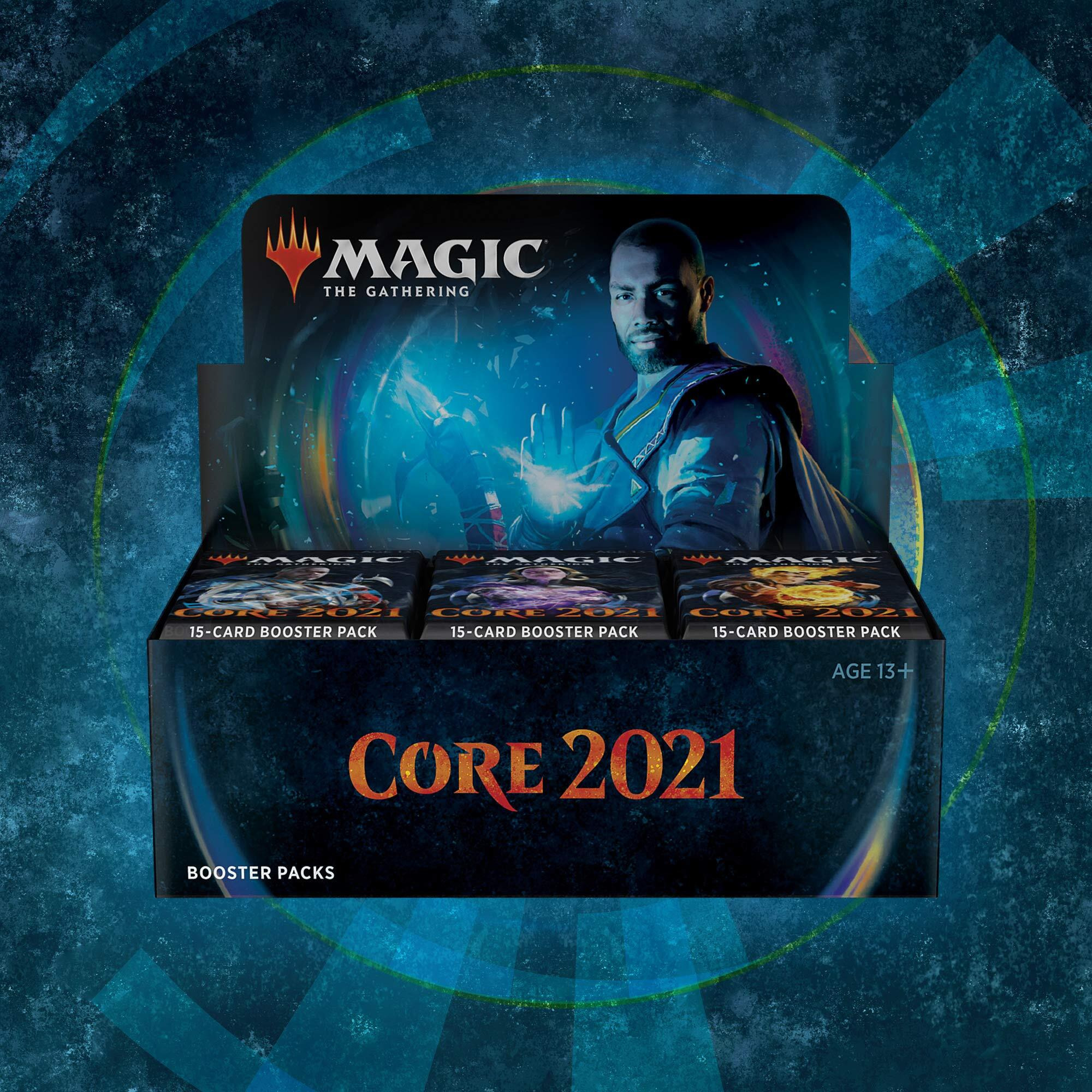 Magic The Gathering Core Set 2021 (M21) Draft Booster Box | 36 Booster Packs (540 Cards) | Latest Set
