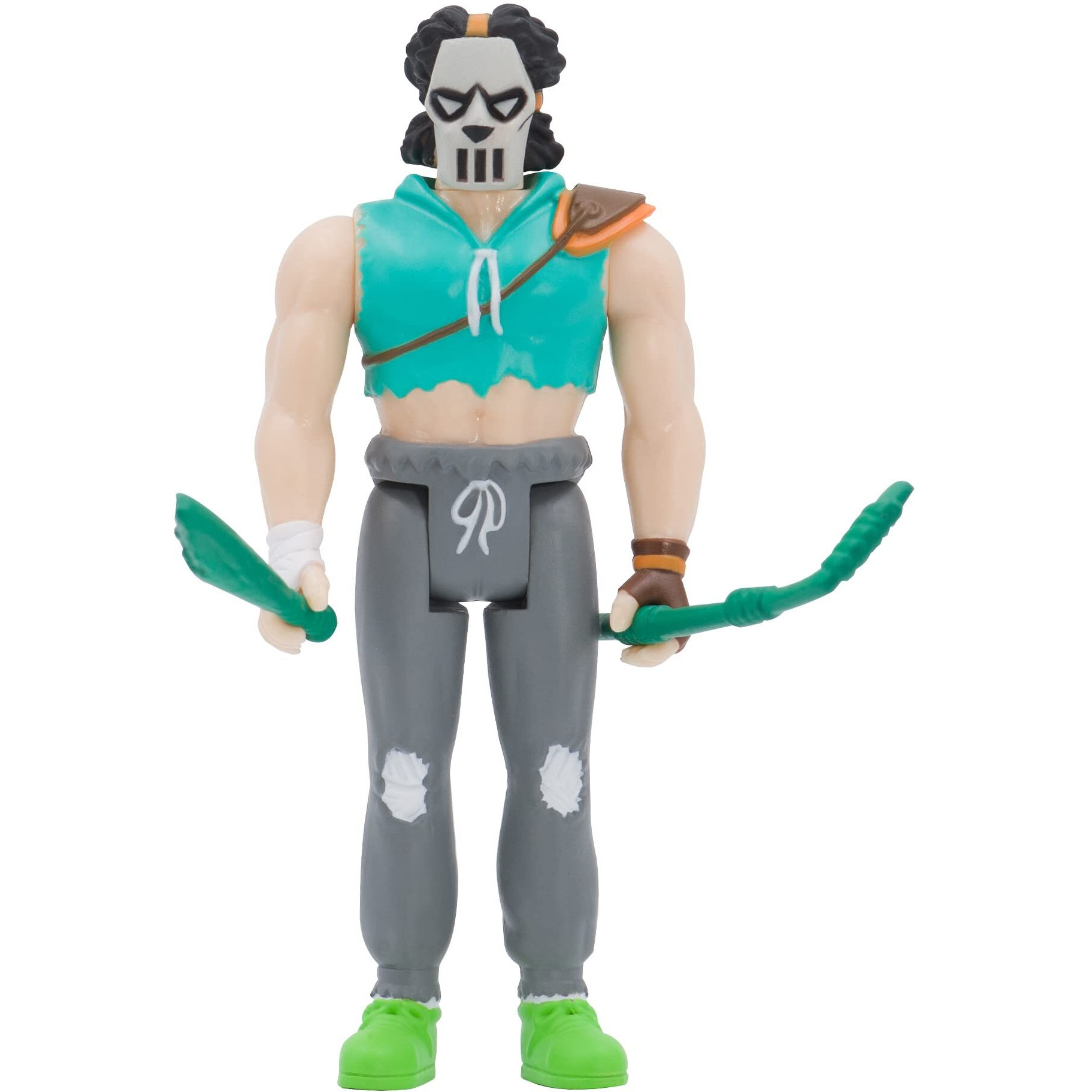 Super7 Teenage Mutant Ninja Turtles Casey Jones - 3.75"" Tmnt Action Figure With Accessories Classic Cartoon Collectibles And Retro Toys