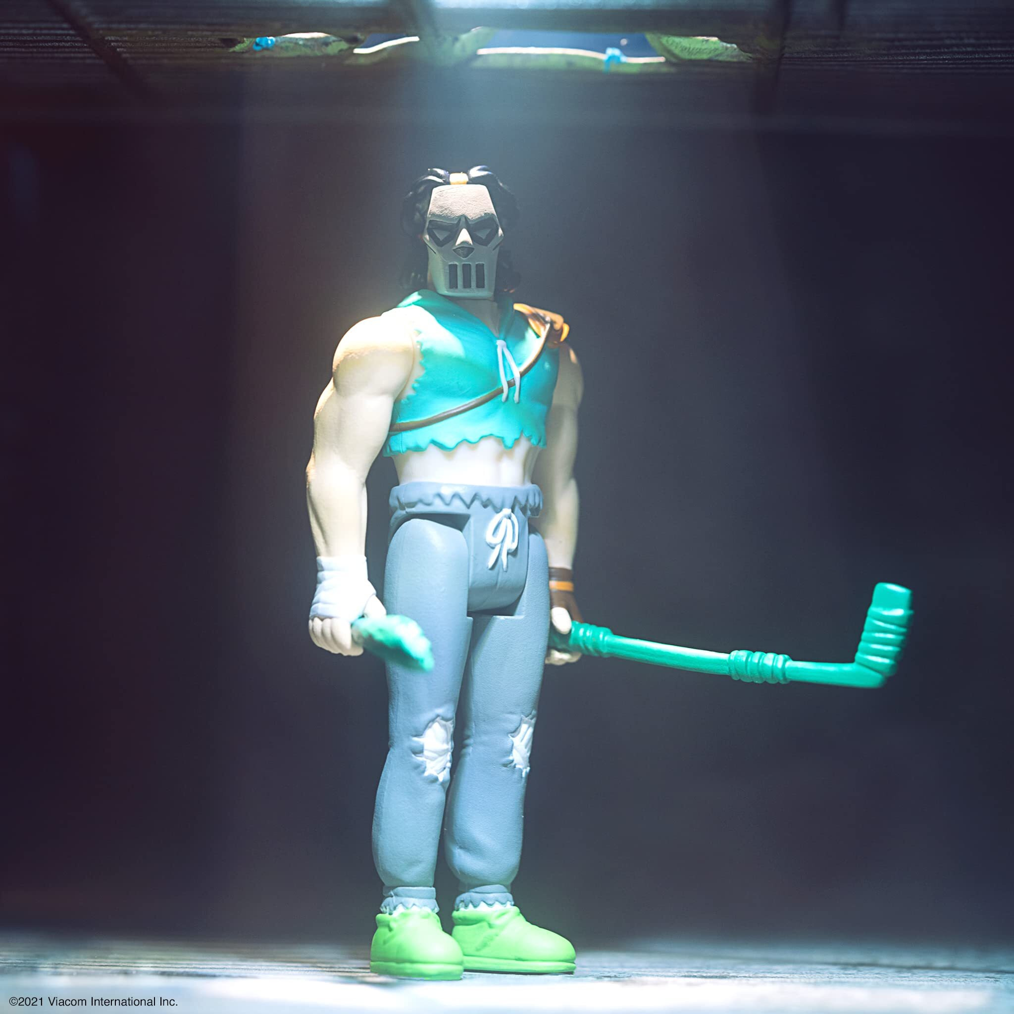 Super7 Teenage Mutant Ninja Turtles Casey Jones - 3.75"" Tmnt Action Figure With Accessories Classic Cartoon Collectibles And Retro Toys