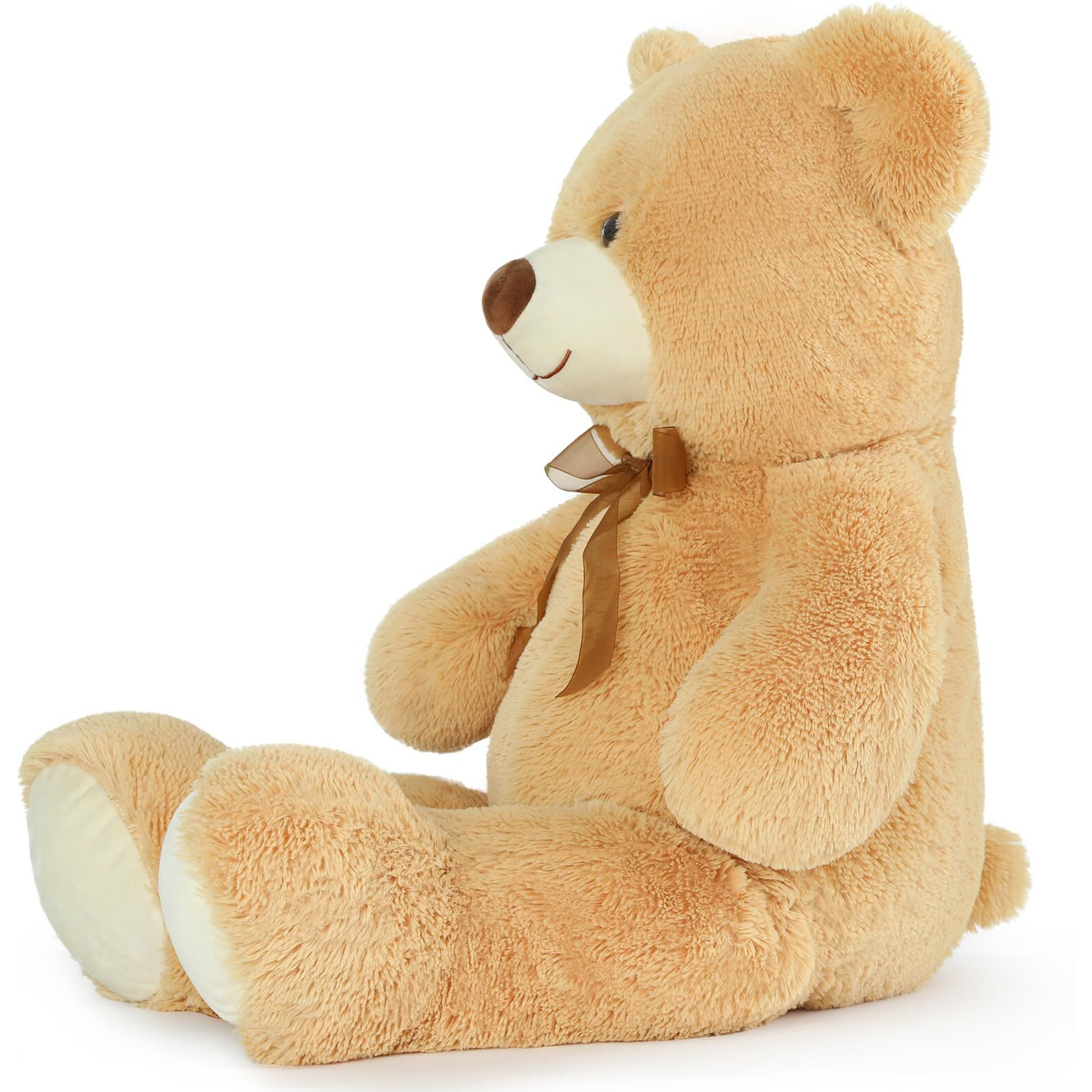 Toys Studio Big Teddy Bear  36 Inch Cute Giant Stuffed Animals Life Size Plush Bear For Girlfriend Kids  Tan