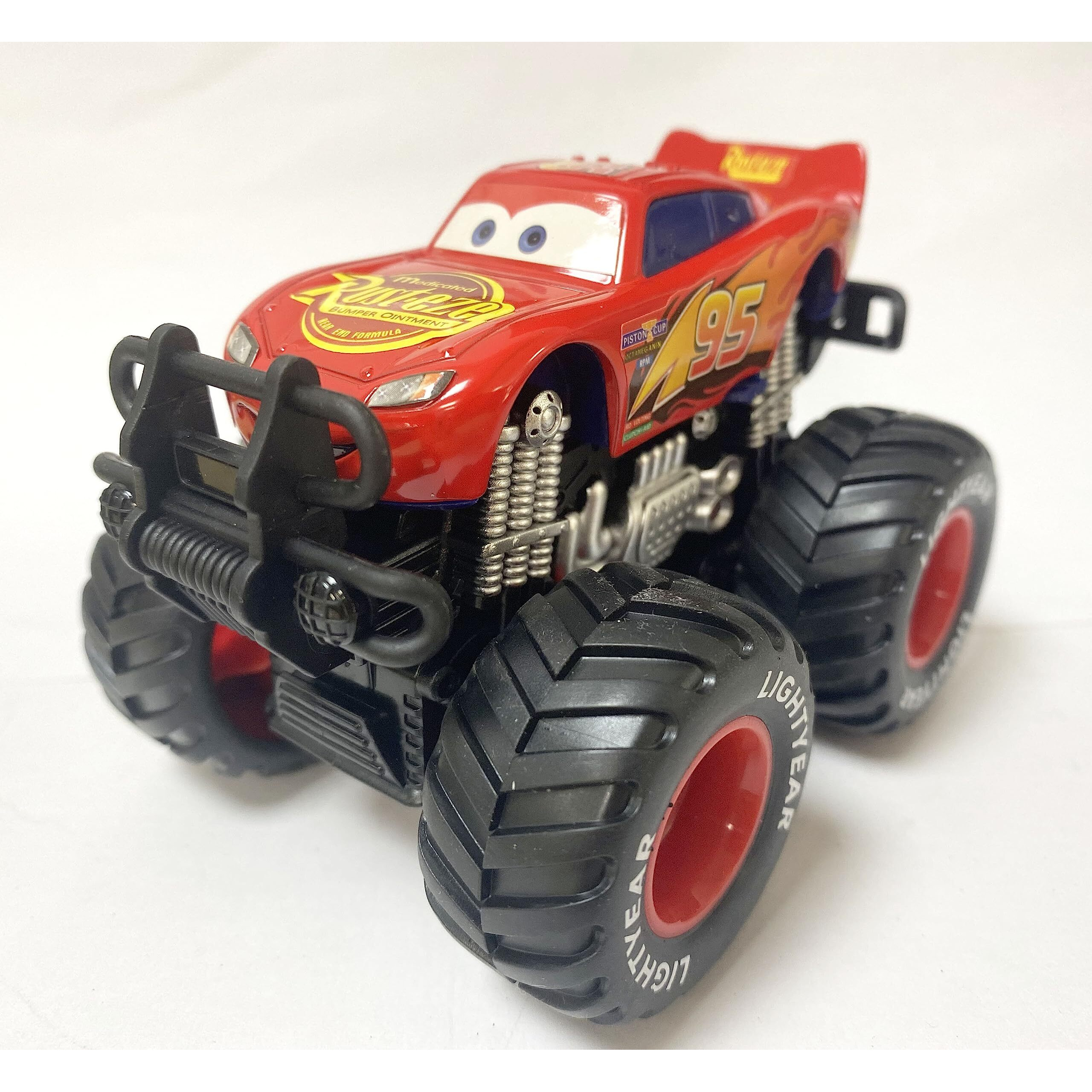 12 Styles Movie Cars 3 Black Storm Jackson Mcqueen Curz Mater Giant Wheels Cars 155 Diecast Vehicles Toys Set Children Car Toy (Lightning Mcqueen)