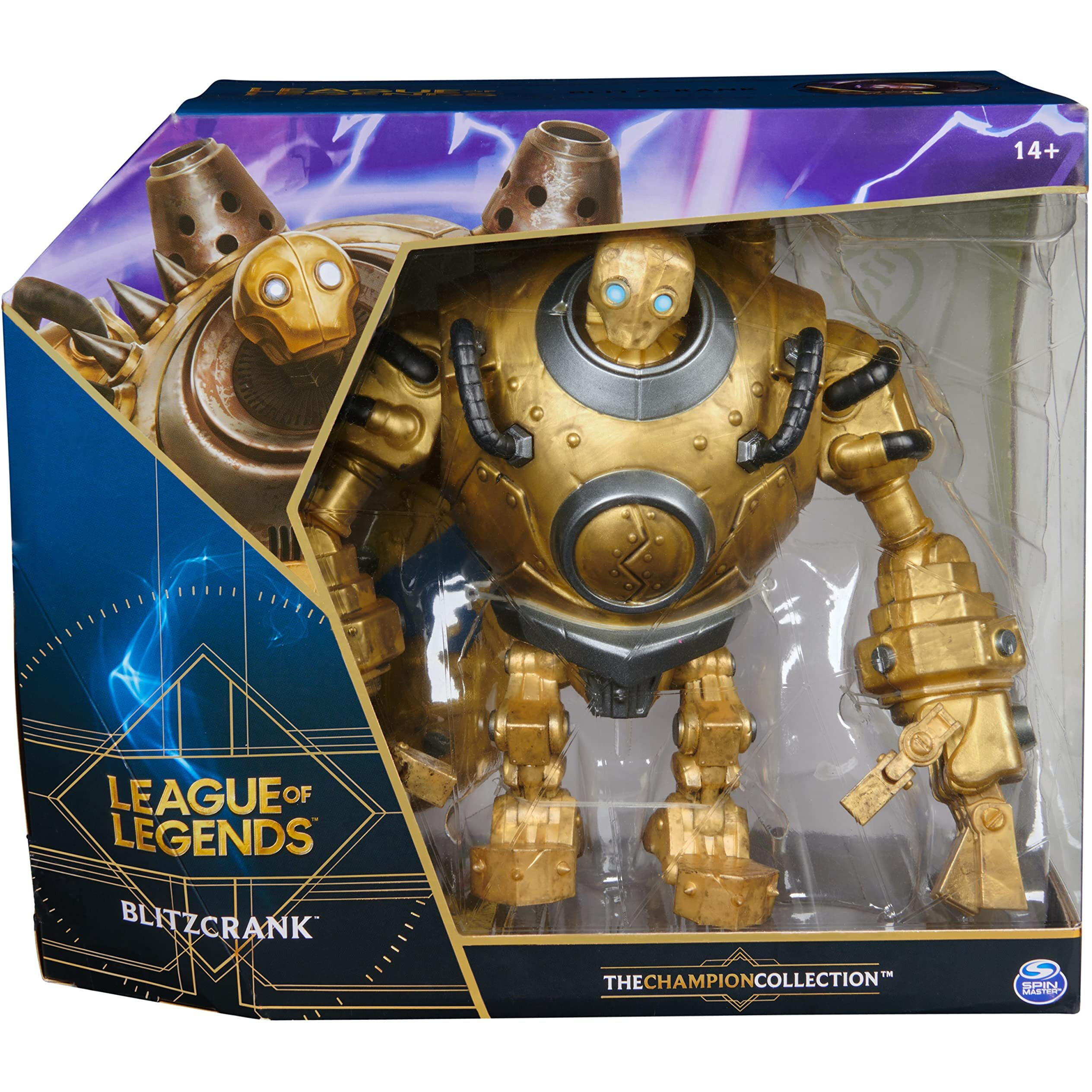 League Of Legends  Official 8.5-Inch Blitzcrank Collectible Figure With Base  Premium Details  Champion Collection  Collector Grade  Ages 14 And Up