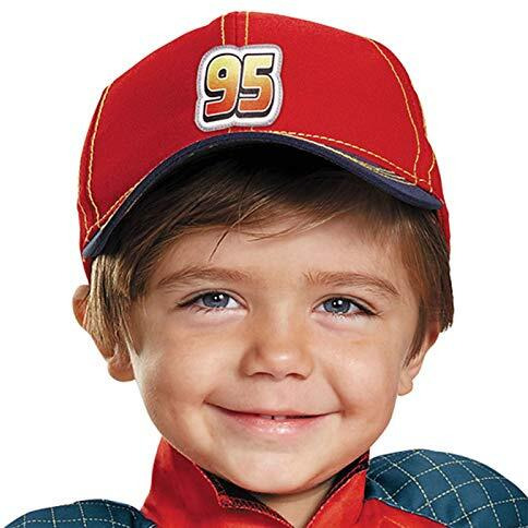 Cars 3 Lightning Mcqueen Classic Toddler Costume  Red  Small (2T)