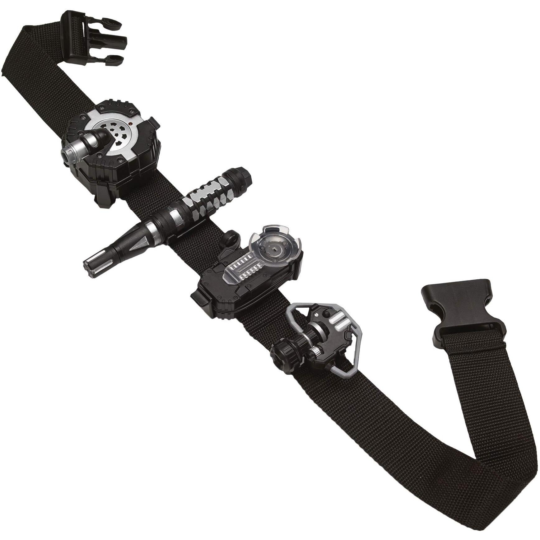 Mukikim Spyx/Micro Gear Set + Lazer Trap Alarm - 4 Must-Have Spy Tools Attached To An Adjustable Belt + Invisible Led Beam Barrier & Alarm Jr Spy Fan Favorite & Perfect For Your Spy Gear Collection