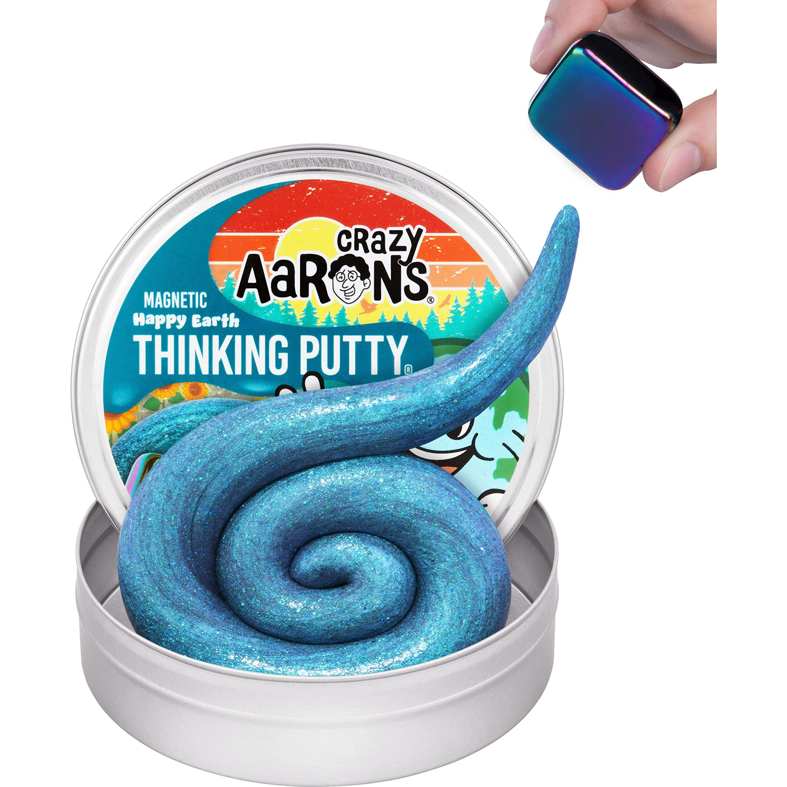 Crazy Aarons Magnetic Storms Happy Earth Thinking Putty