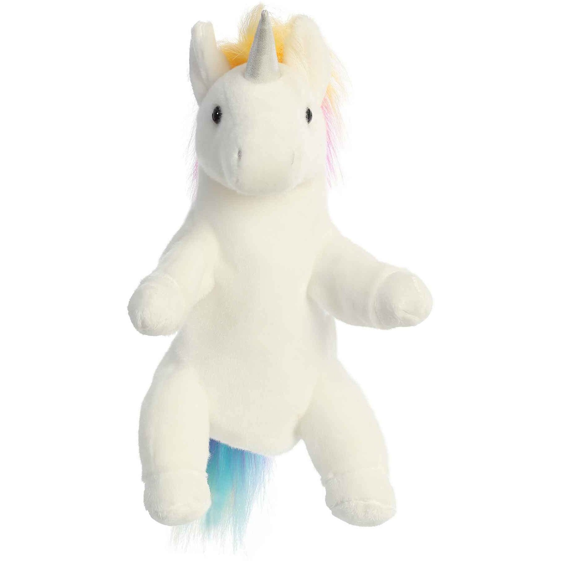 Aurora Interactive Hand Puppet Unicorn Stuffed Animal - Storytelling Adventures - Playful Learning - Multicolor 12 Inches