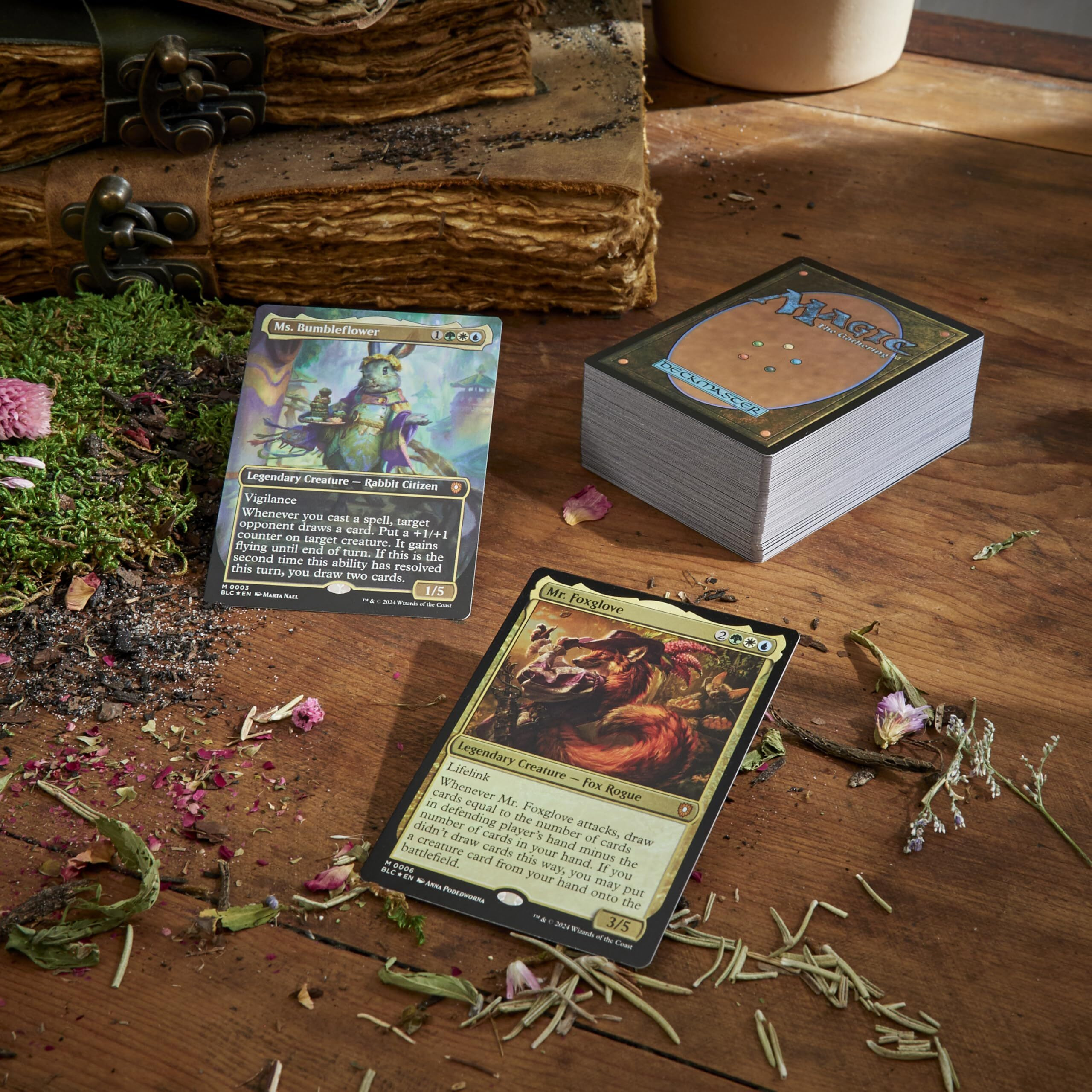 Magic The Gathering Bloomburrow Commander Deck - Peace Offering (100-Card Deck  2-Card Collector Booster Sample Pack + Accessories)