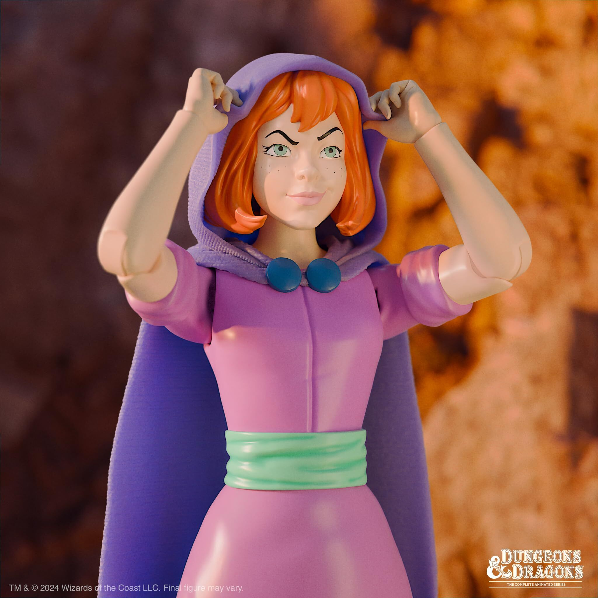 Super7 Dungeons & Dragons Sheila The Thief - 7"" Dungeons And Dragons Action Figure With Accessories Vintage Collectibles And Retro Toys