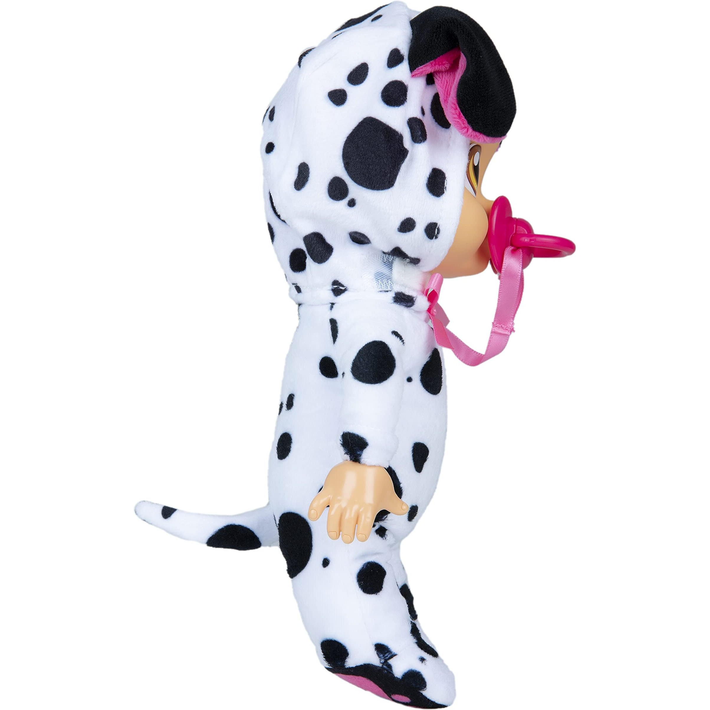 Cry Babies Tiny Cuddles Dotty - 9 Inch Baby Doll  Cries Real Tears  Black And White (Multicolor)