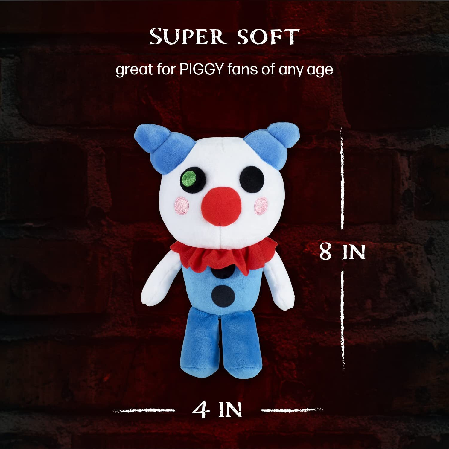 Piggy Clowny Plush Toy Stuffed Animal  Series 1 Clowny Collectible