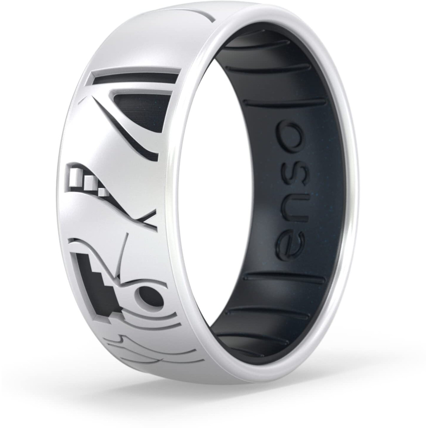 Enso Rings Etched Star Wars Characters - Classic Silicone Ring - Stormtroopers - Size 10