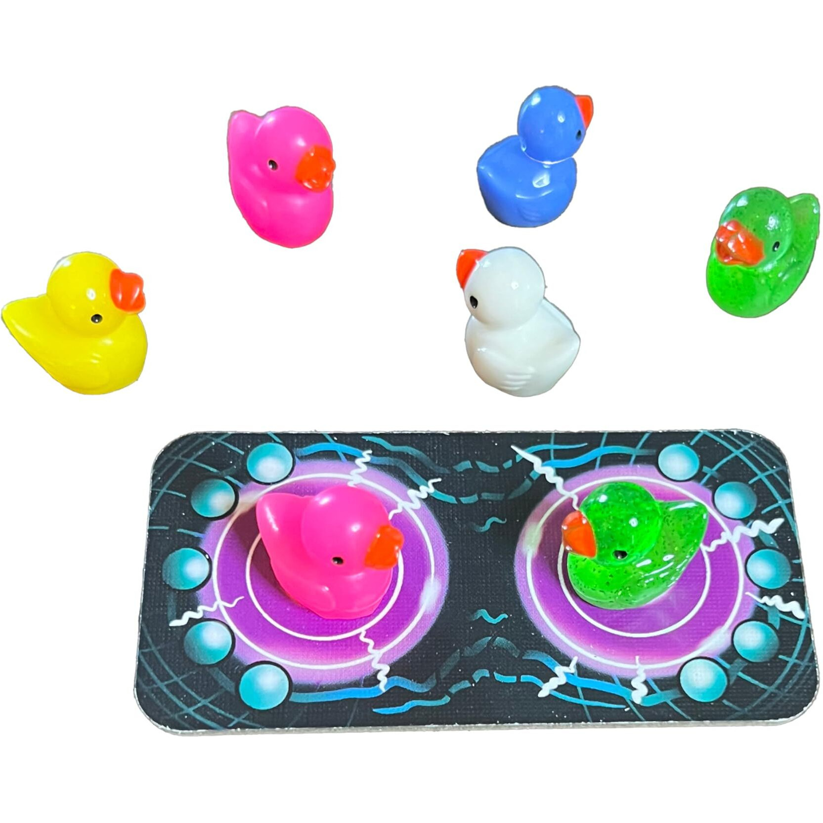 Abducktion - Intergalacduck Research Expansion Pack  25-30 Minutes  Additional Cards  2 More Boards For Up To 6 Players  And Glitter Ducks