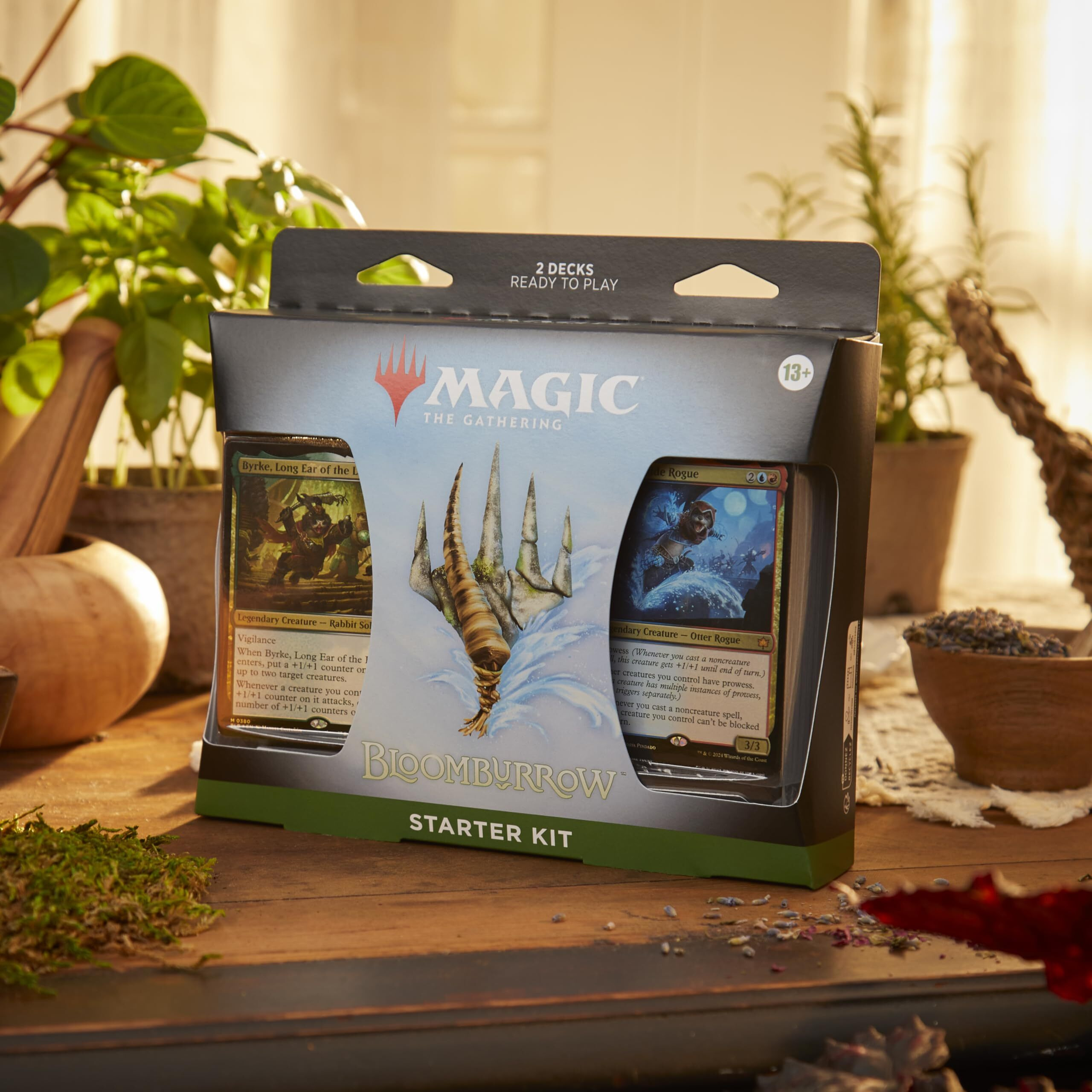 Magic The Gathering - Bloomburrow Starter Kit | Learn To Play Magic With 2 Bloomburrow-Themed Decks | 2 Player Collectible Card Game For Ages 13+