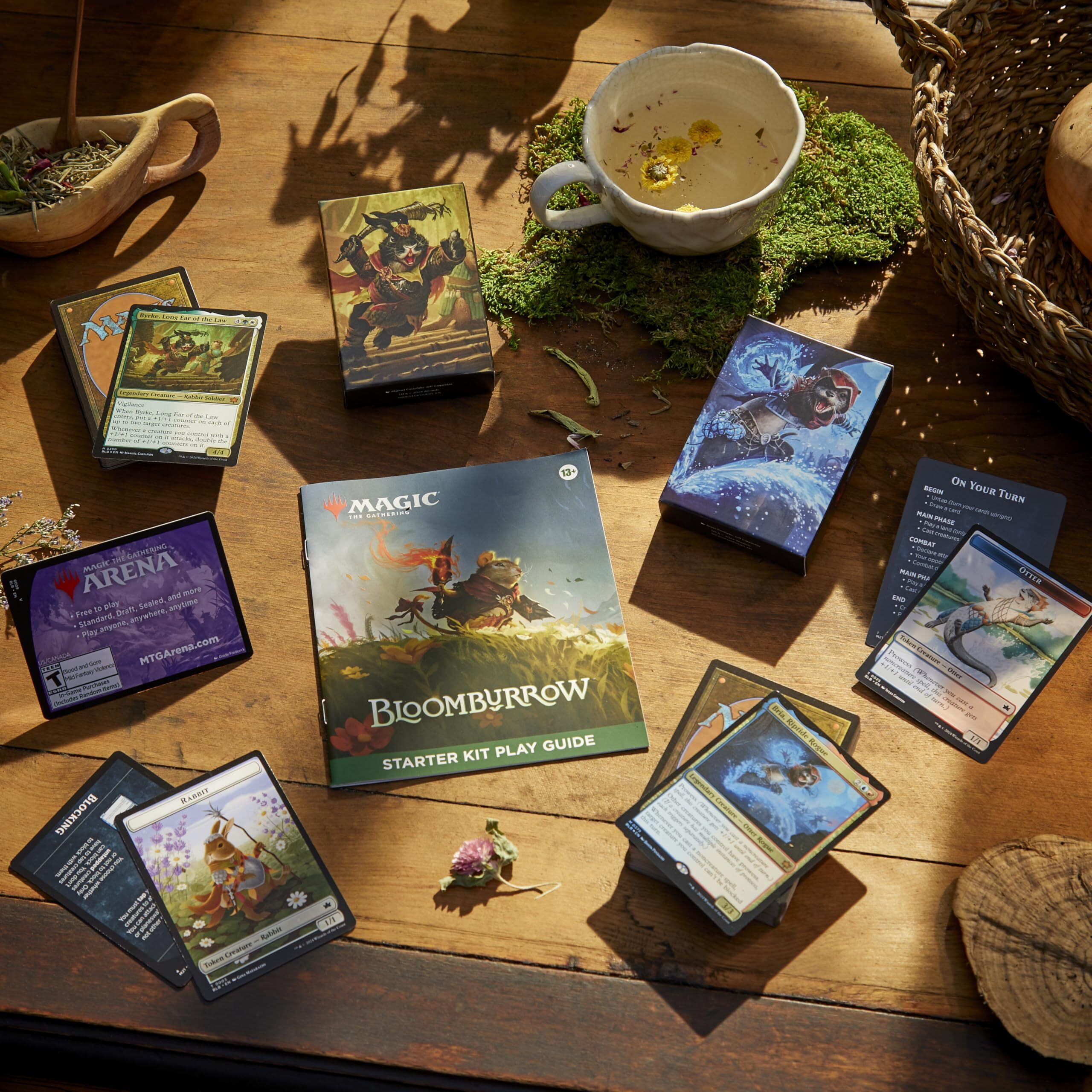 Magic The Gathering - Bloomburrow Starter Kit | Learn To Play Magic With 2 Bloomburrow-Themed Decks | 2 Player Collectible Card Game For Ages 13+