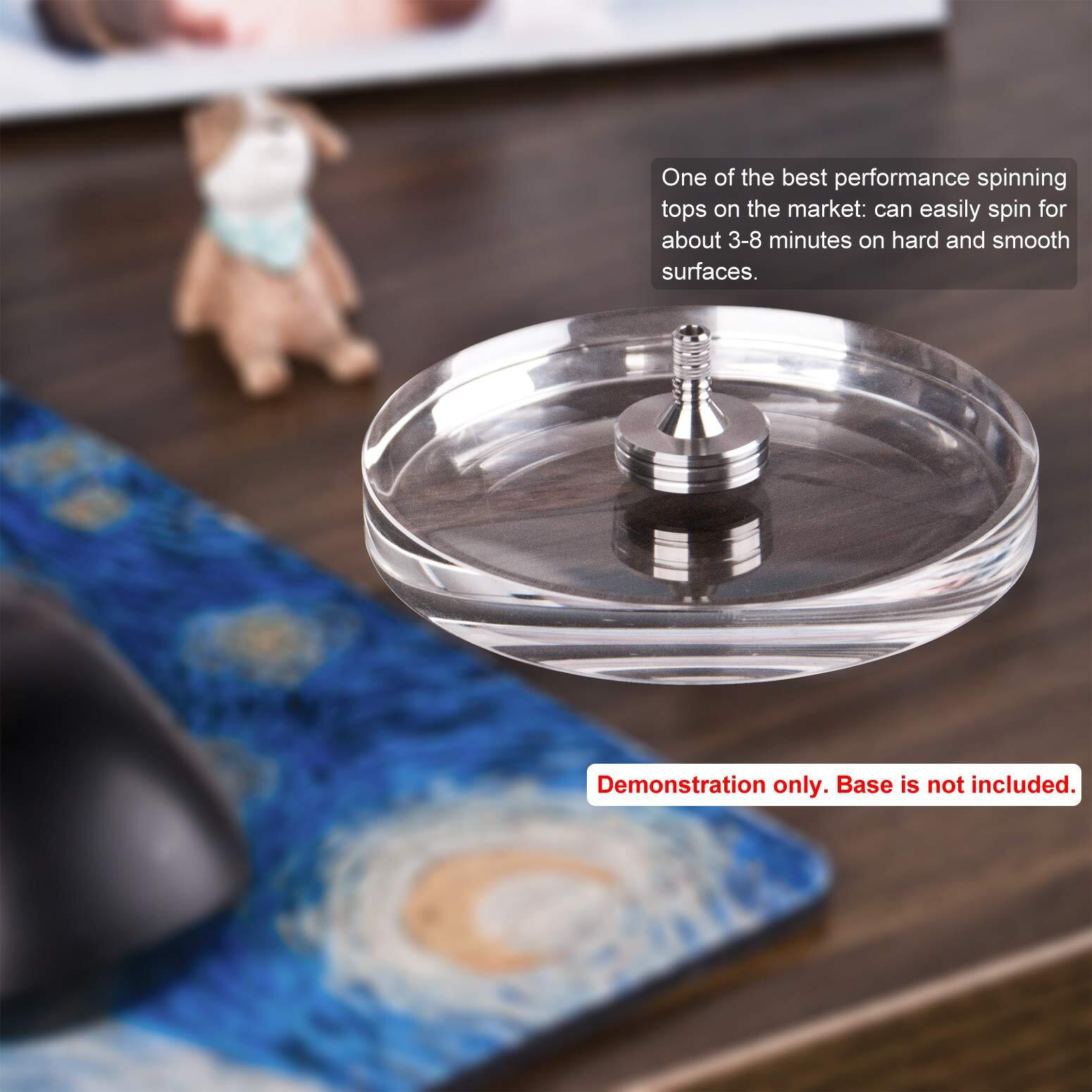 Djuiinostar High Performance Spinning Top Long Lasting (Best Record 1139)  Cnc Machined From Solid Stainless Steel  Great Time Killer  Edc Desktop Toy  For Serious Players