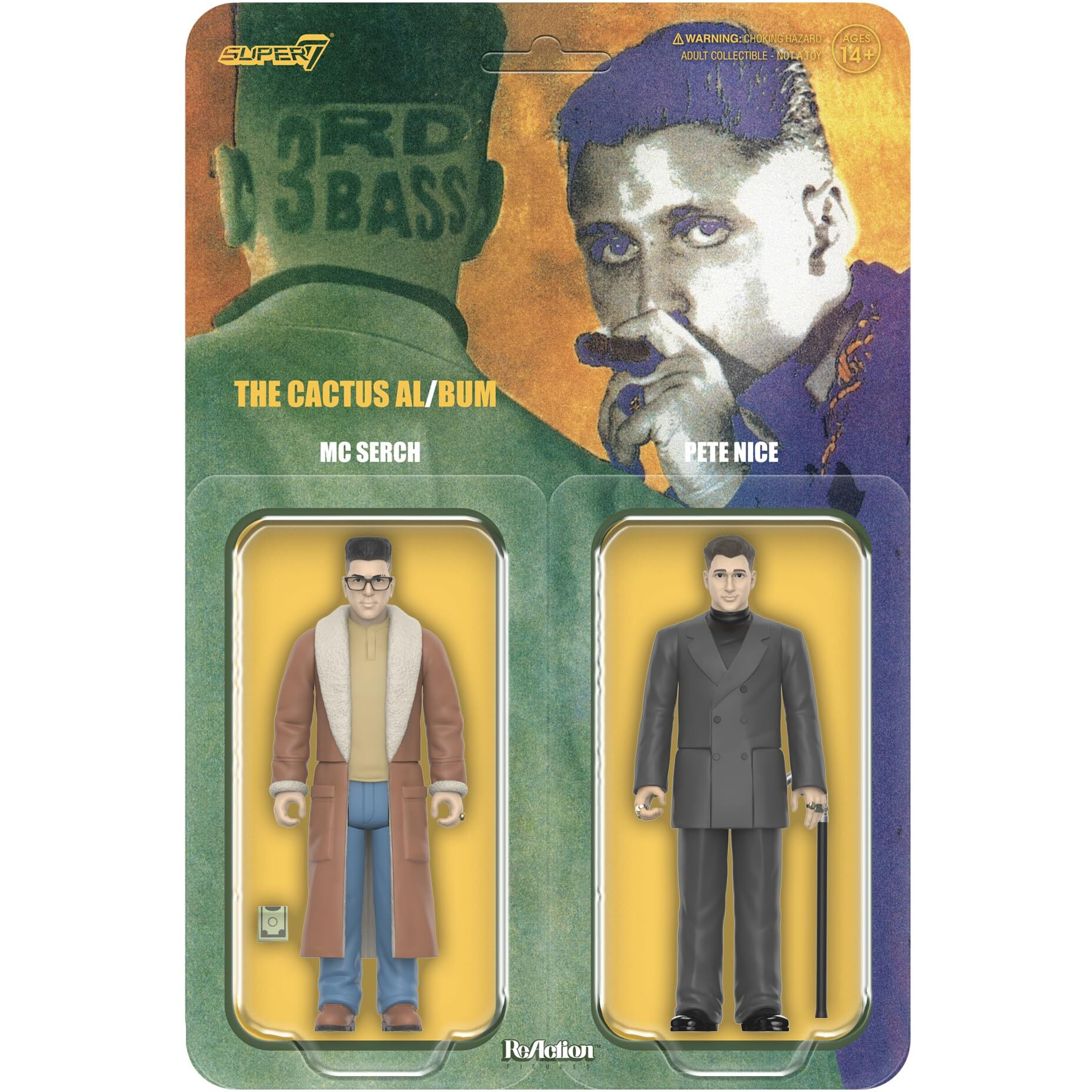 Super7 Kwam Reaction Figures Wave 02 - Kwam (White/Black Polka Dot) Action Figure