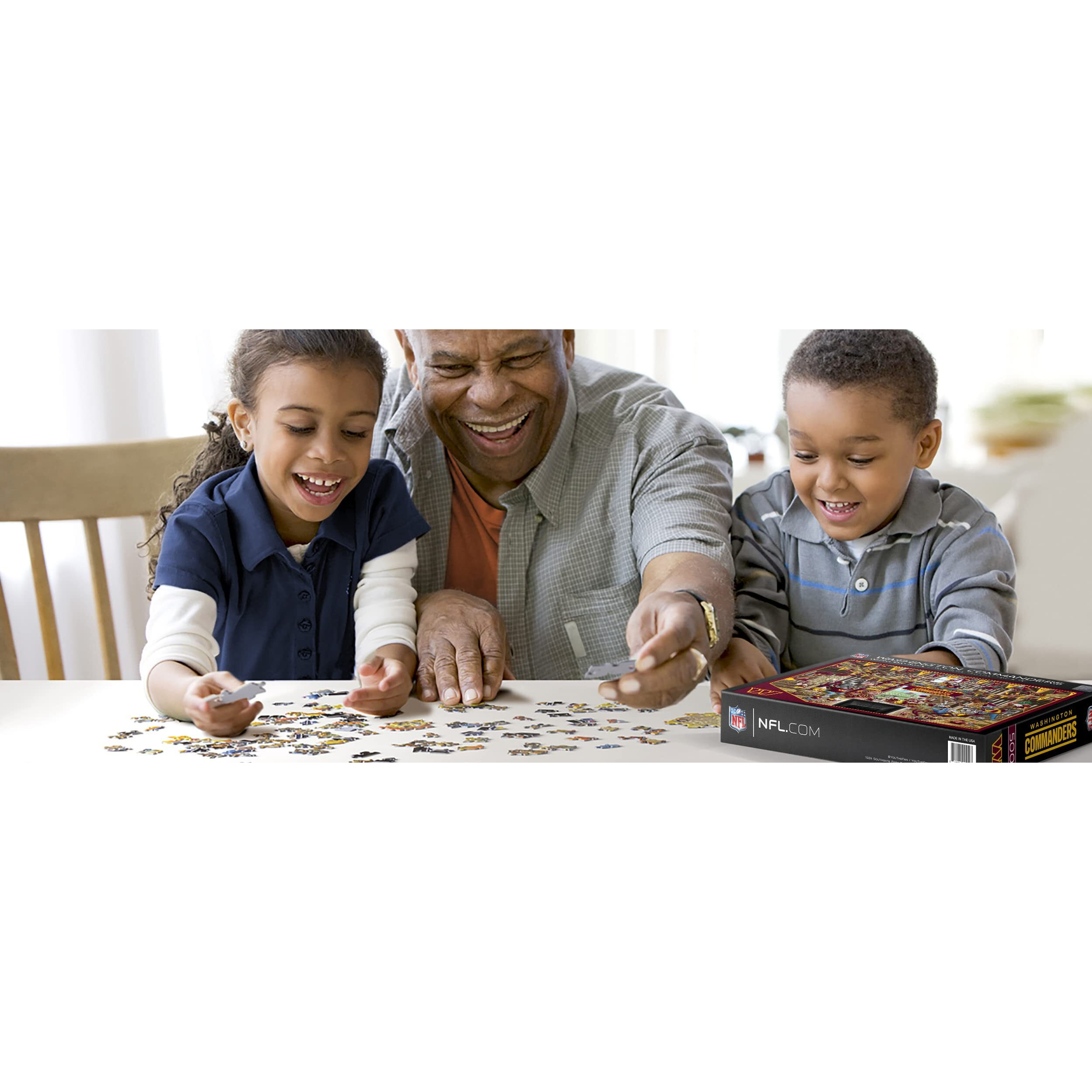 Youthefan Nfl Washington Commanders Barnyard Fans 500Pc Puzzle