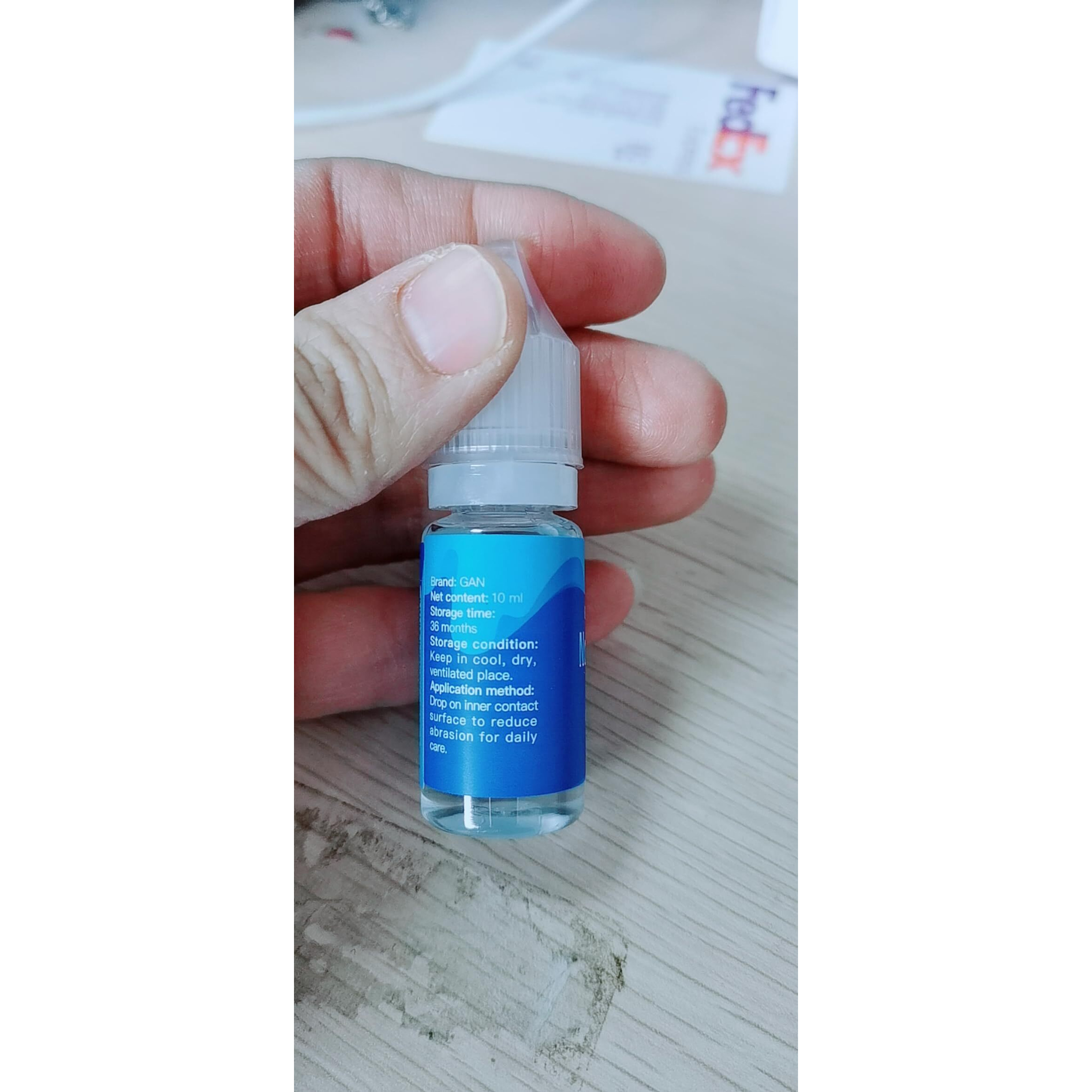 Cuberspeed Gan Blue Cube Bag & Gan Cube Lube Professional Speed Cube Lube Lubricant Oil 10Ml