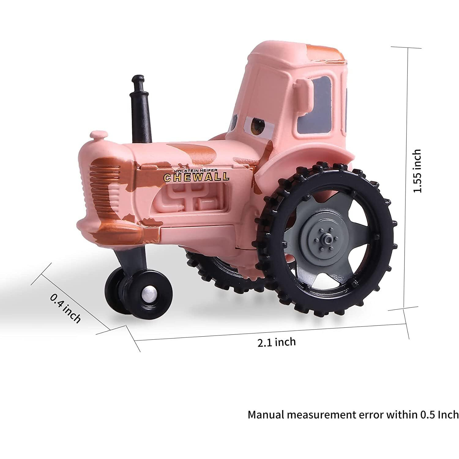 Hometeam Sp Die-Casting Racers Toy Cars  Safety Alloy Material For Childs  Beauty Color Box Packaging For Your Son Birthday  Inspired By Favorite Characters  Gift For 3+ Years Old (Tractor)