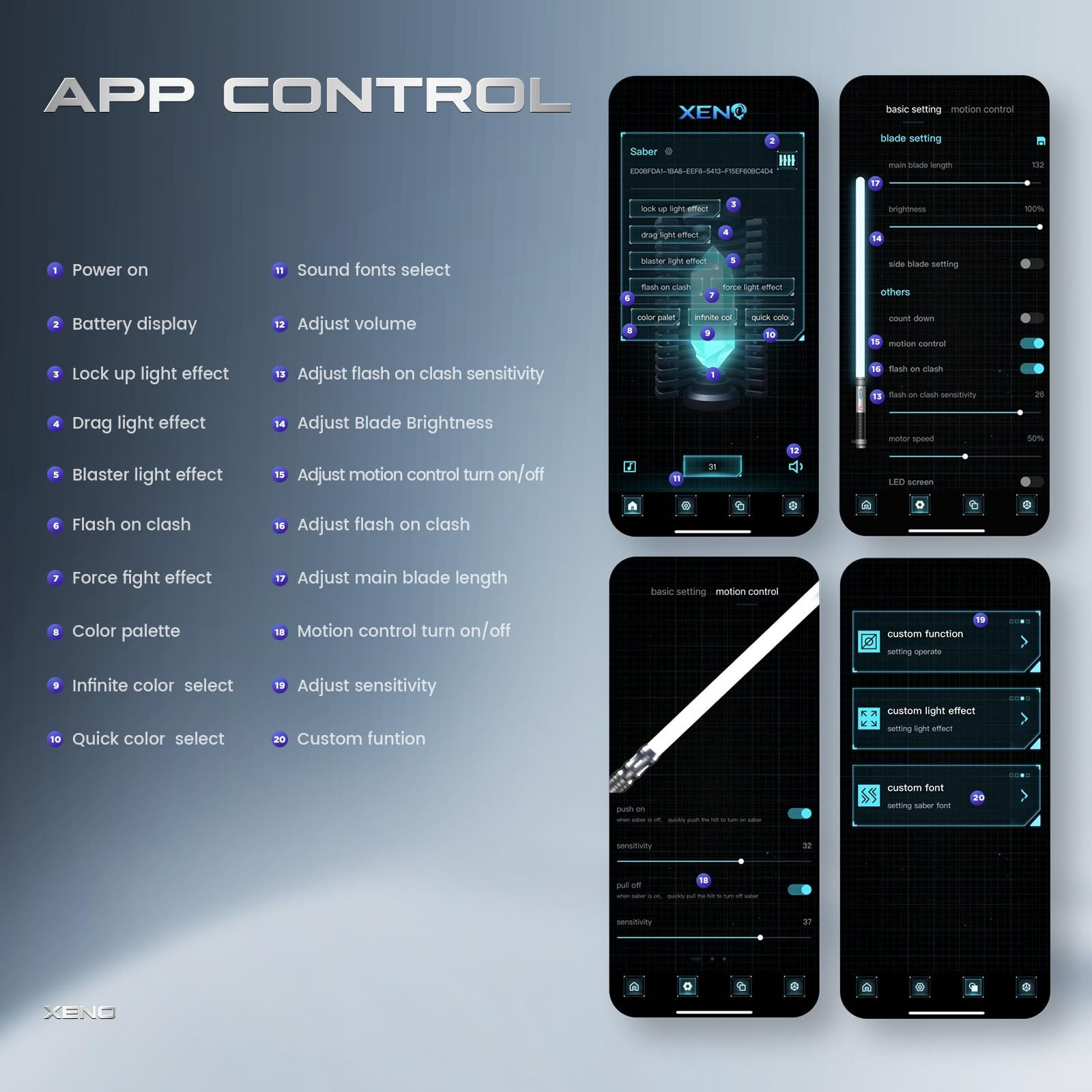 Damiensaber Upgrade Rgb3.0 Smooth Swing Light Saber  Motion Control Light Saber With Realistic 16 Sound Fonts Infinite Color Changing 16 Rgb  Heavy Dueling Metal Light Saber For Adults  Rechargeable