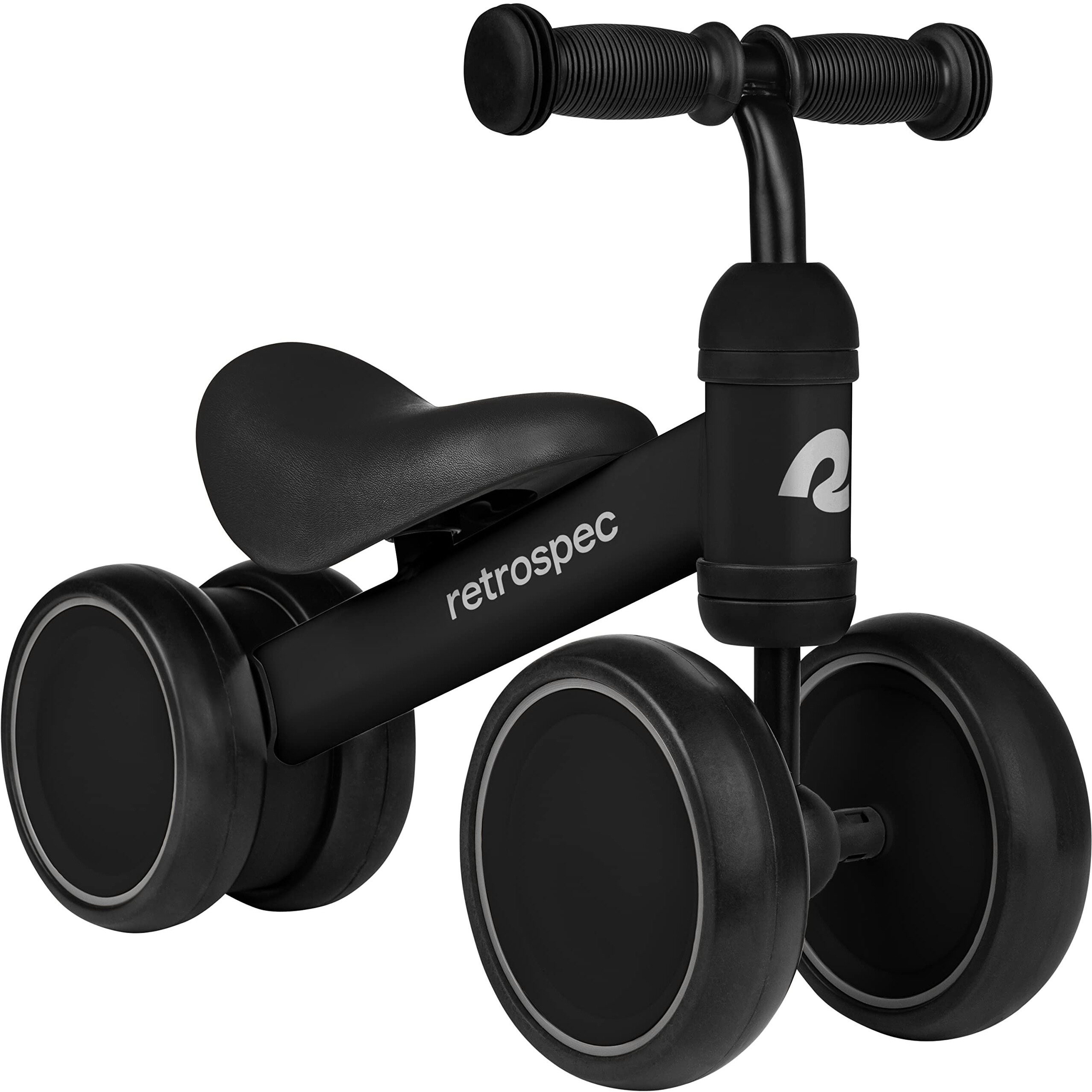 Retrospec Cricket Baby Walker Balance Bike With 4 Wheels For Ages 12-24 Months - Toddler Bicycle Toy For 1 Year Olds - Ride On Toys For Boys And Girls - One Size