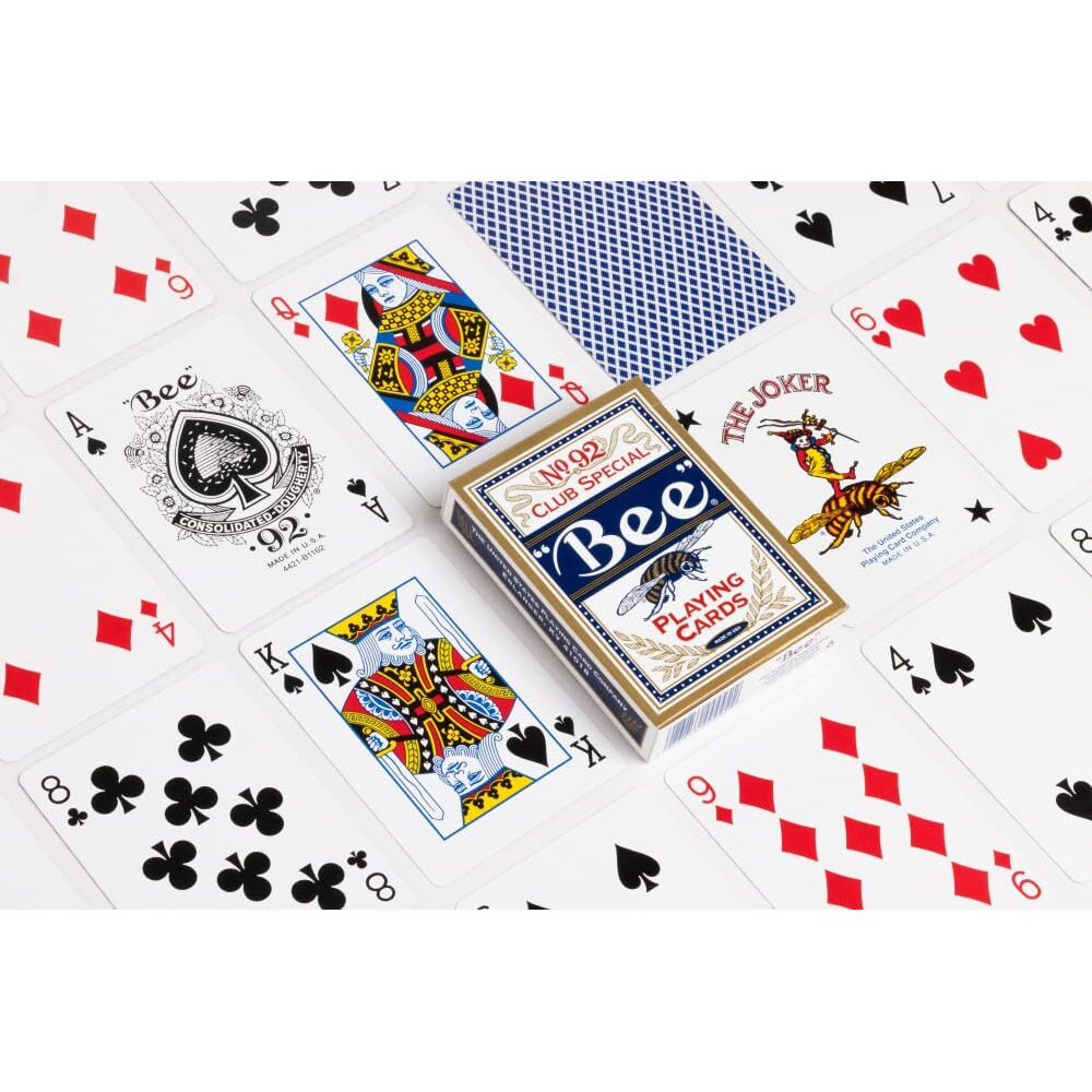 Bee Gold Standard Premium Poker Playing Cards  12 Pack  Standard Index Casino Quality Card Decks