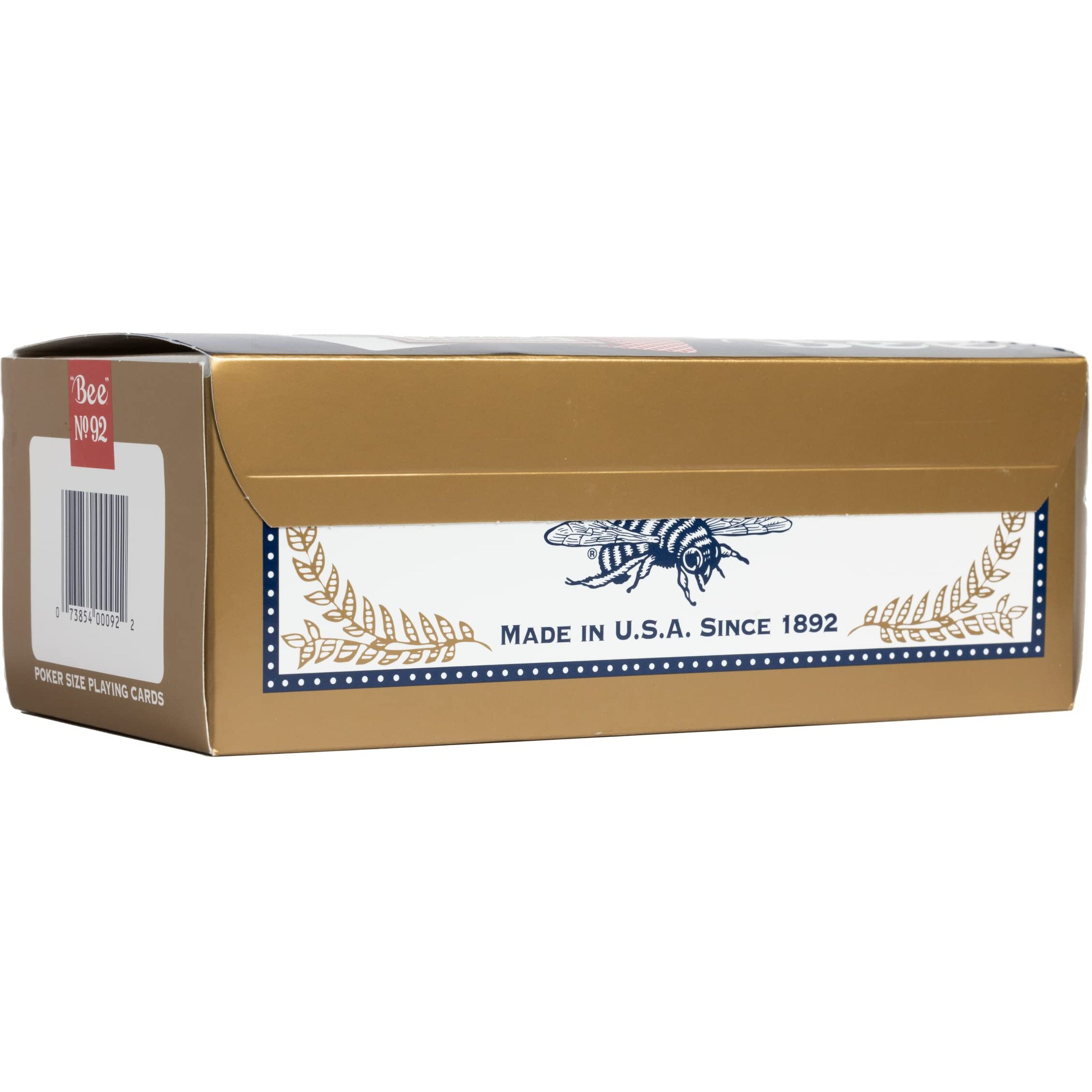 Bee Gold Standard Premium Poker Playing Cards  12 Pack  Standard Index Casino Quality Card Decks