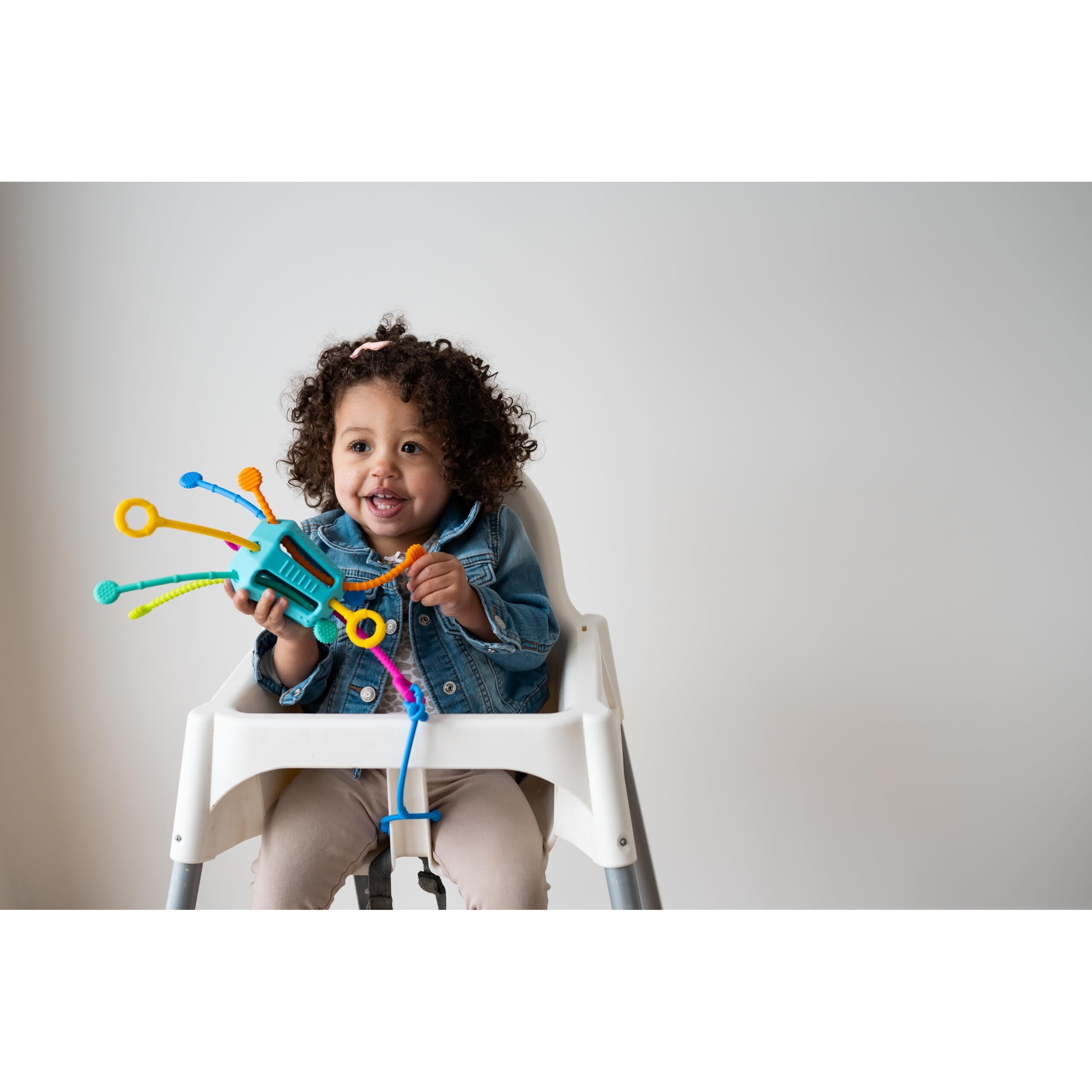 Mobi Zippee Activity Toy - Montessori Toys For 1 Year Old And Up  Sensory Toys For Toddlers  Made With Food Grade Silicone  Bpa And Phthalate Free - Pack Of 1