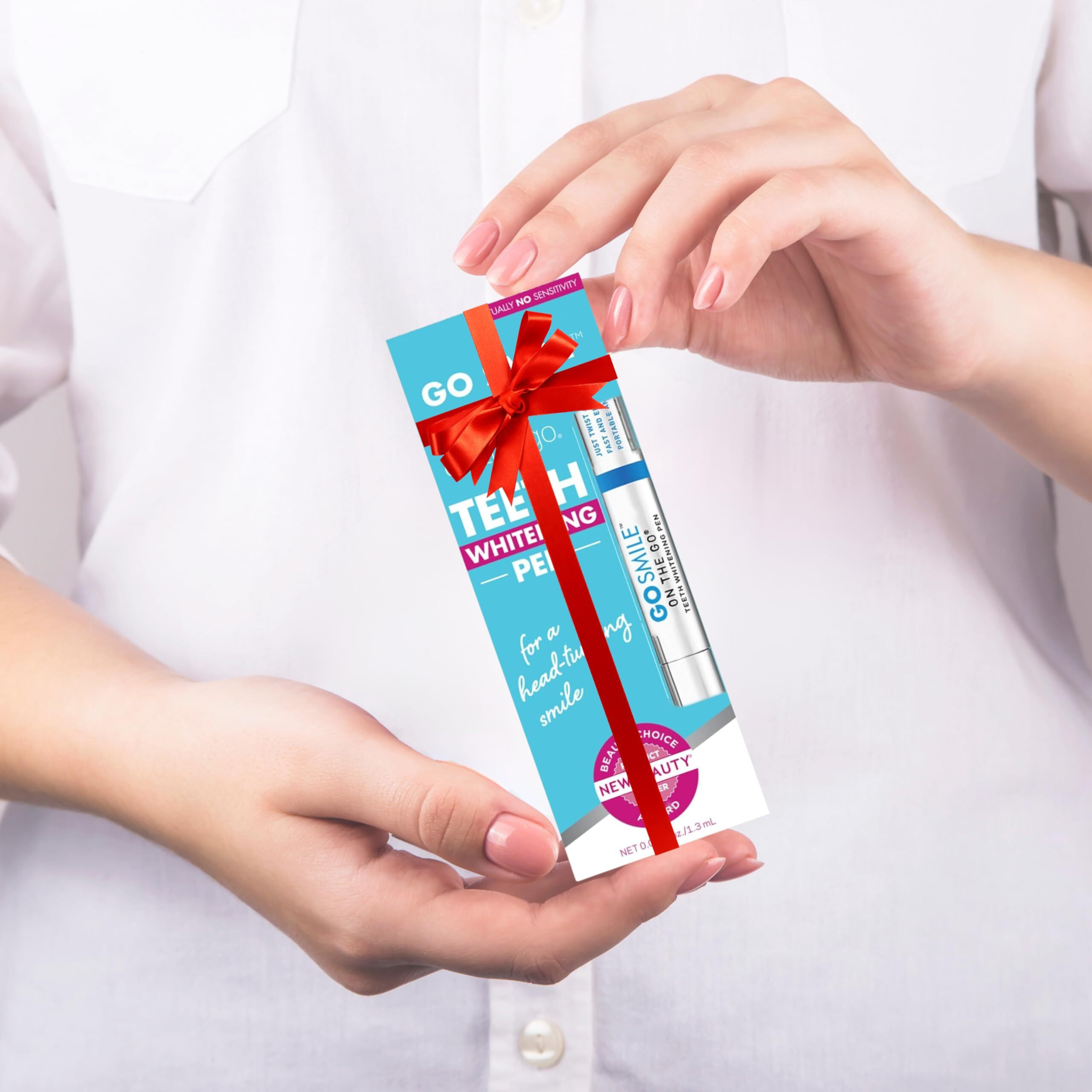 Go Smile On The Go Teeth Whitening Pen  Teeth Whitener & Stain Remover Self Care Gifts For Women & Men - Whitening Strips Alternative - Travel Size For Gift Basket Or Stocking Stuffers  Mint  1.3Ml