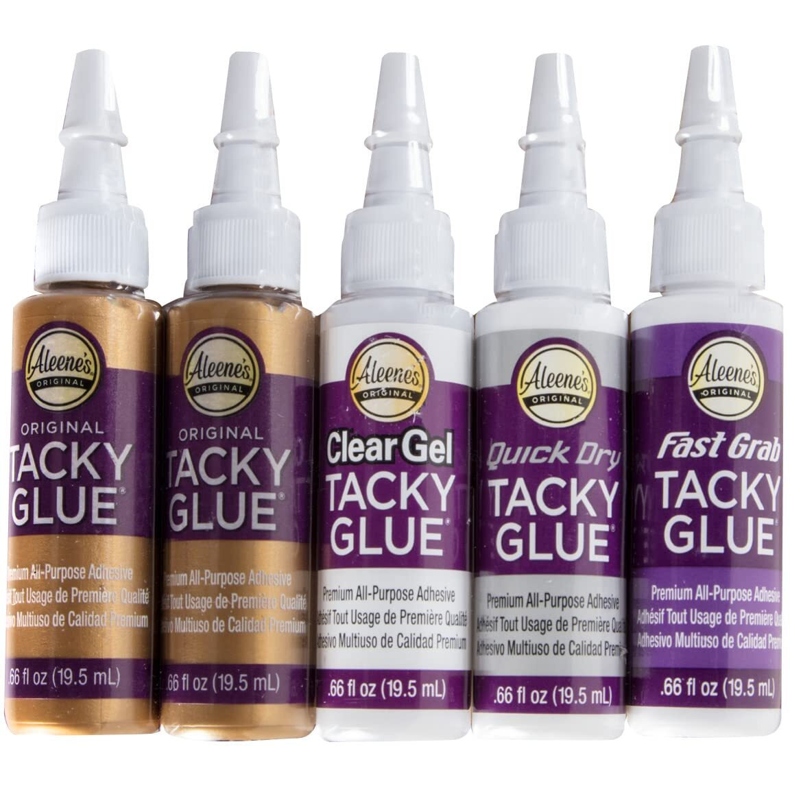 Aleene's 25115 Trial Pack Tacky Glue  5Pk