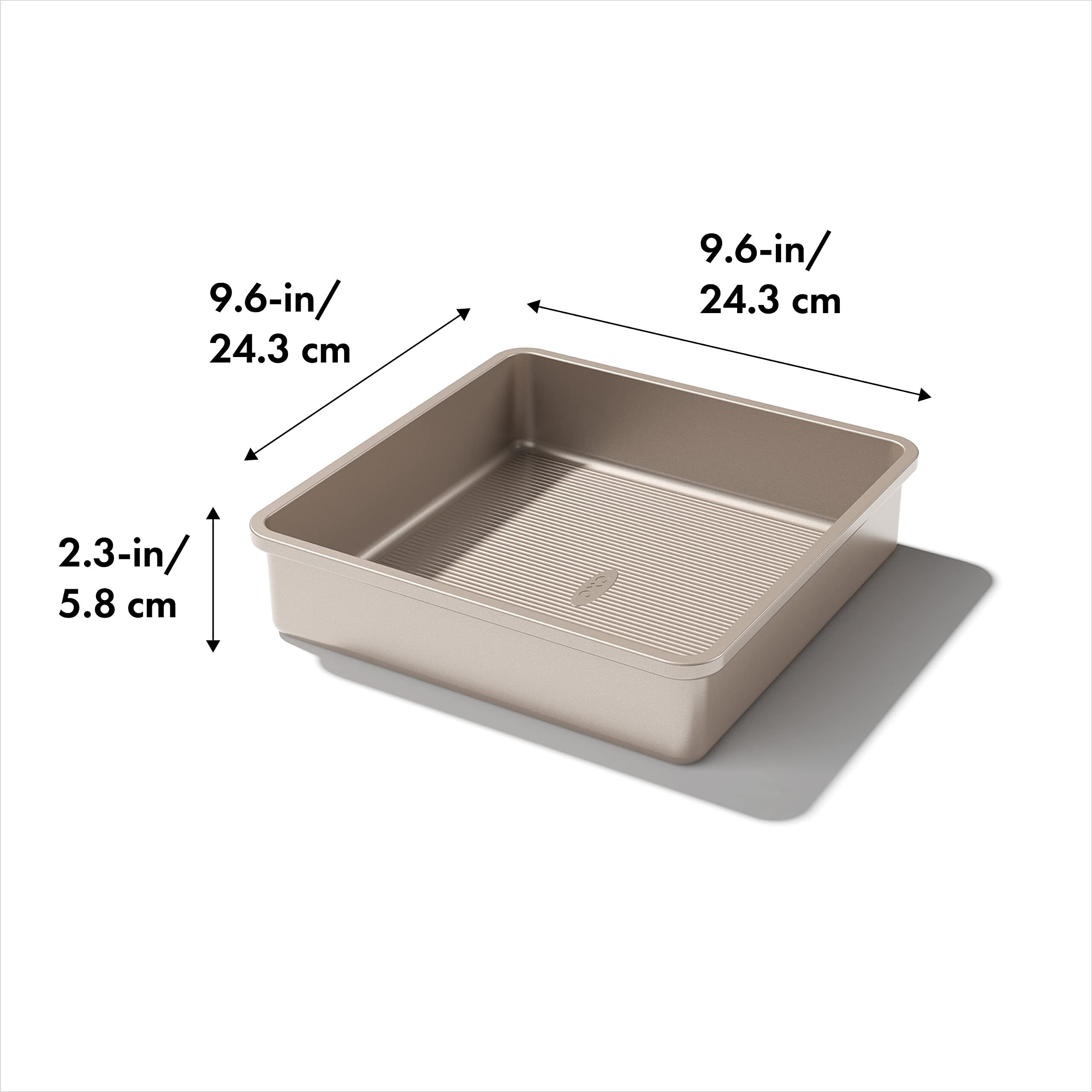 Oxo Good Grips Non-Stick Pro Cake Pan Square 9 X 9 Inch  Brown