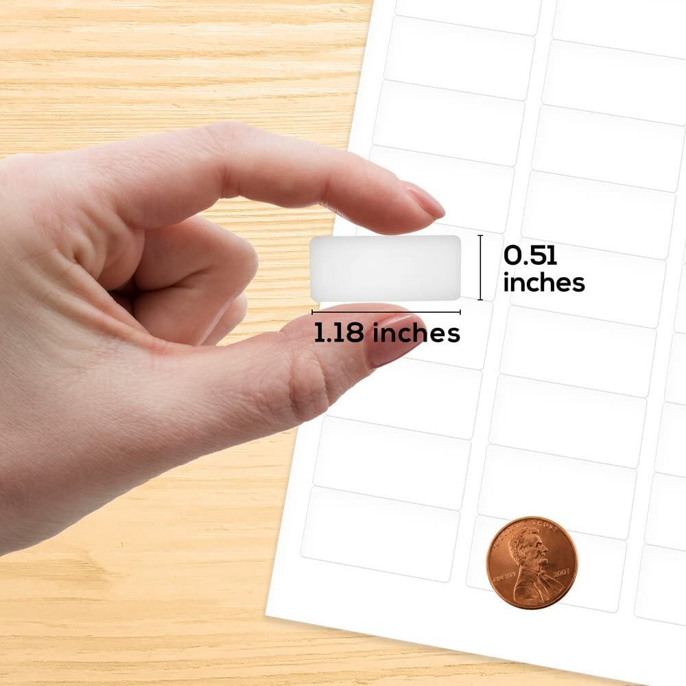 Ez Kids Clothing Labels Self-Stick No-Iron Write-On | Great For Children & Adults | Washer & Dryer Safe | School  Camp  Nursing Care  Toys  Organizing  All Purpose | 1 Sheet Of 60 Blank Labels